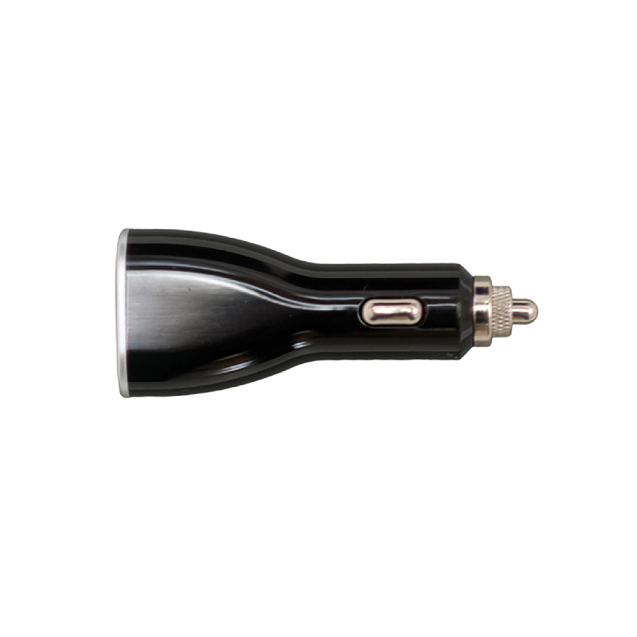 Sinox 12V dubbel USB A-billaddare. 1.0+2.1A. Svart