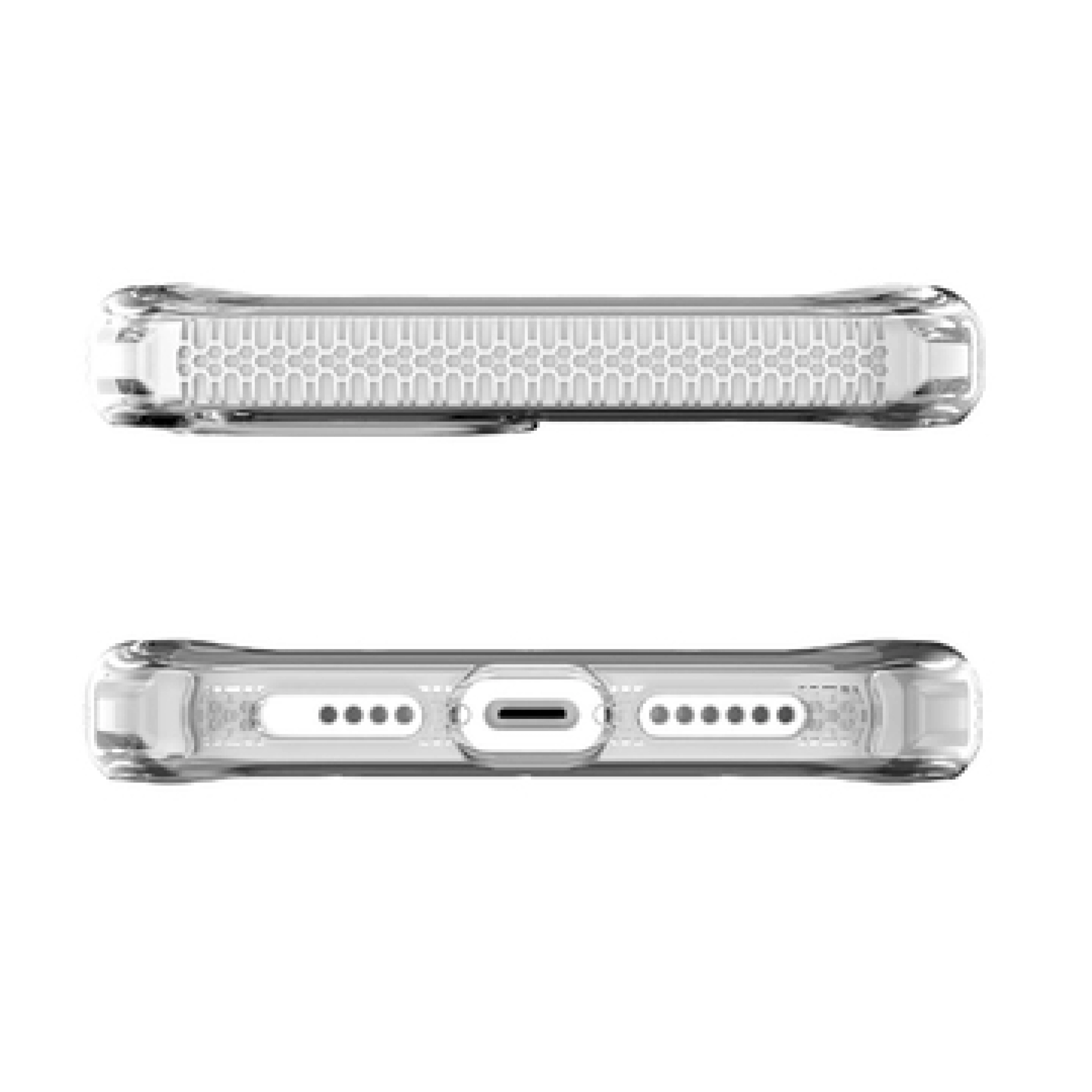 ITSKINS SUPREME CLEAR skal för iPhone 12 / 12 Pro®. Vit och transparent