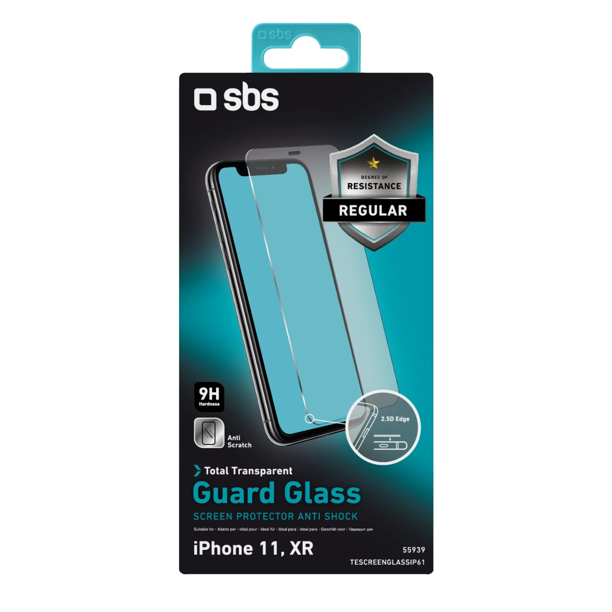 SBS skyddsglas för iPhone 11 / XR®