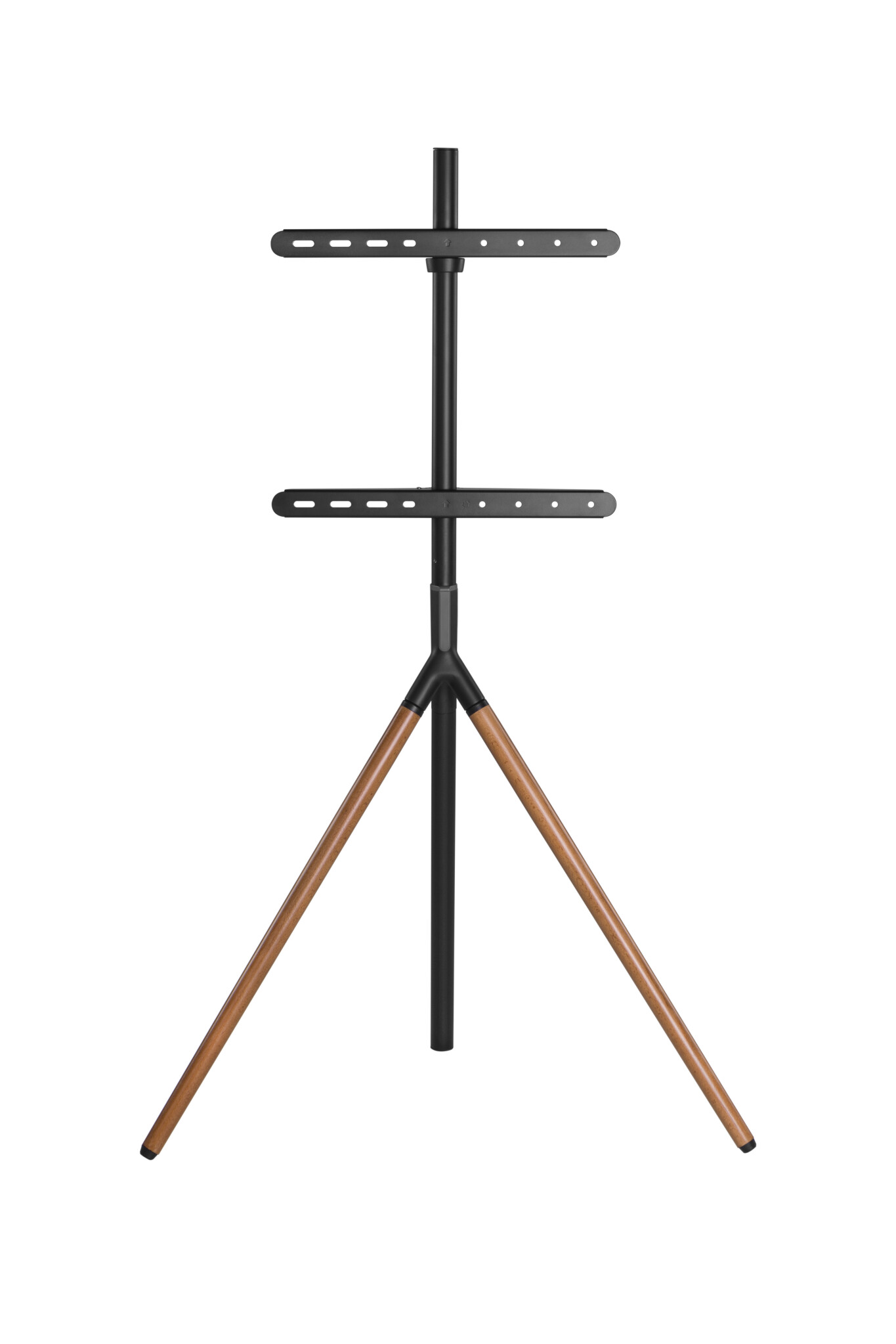 Sinox Tripod TV-golvstativ med svängbar topp. 45"-65". Mörkt trä/svart