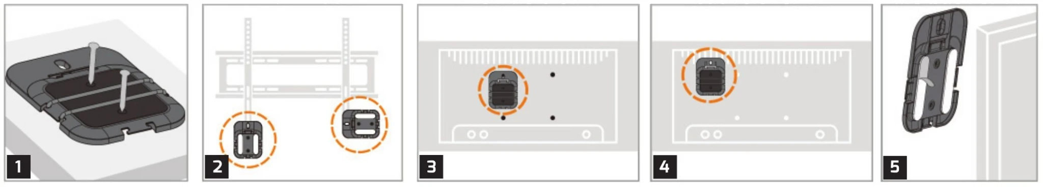 Connectech Media Box Mount för Apple TV