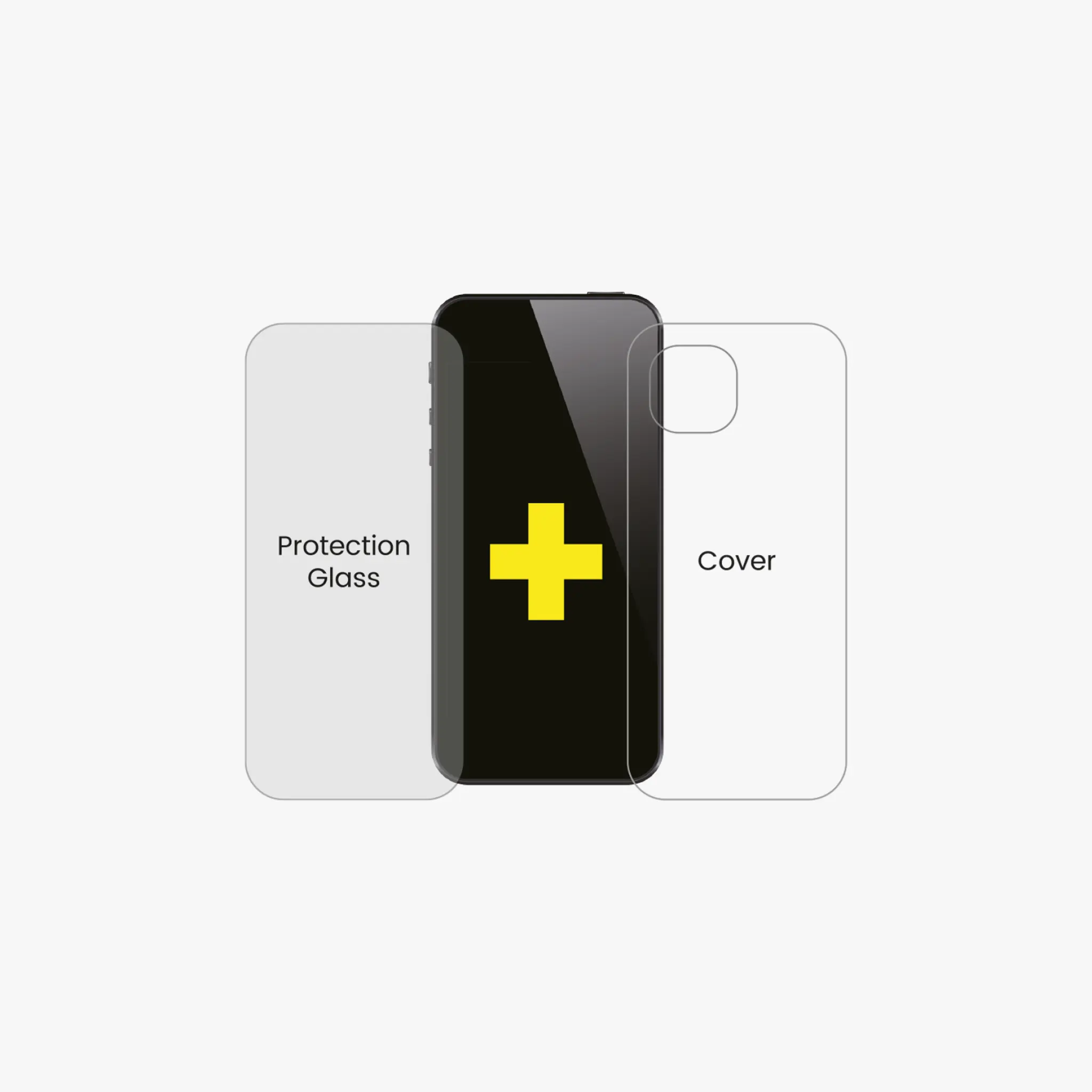 Techammo skyddsglas + cover iPhone® 6/7/8/SE