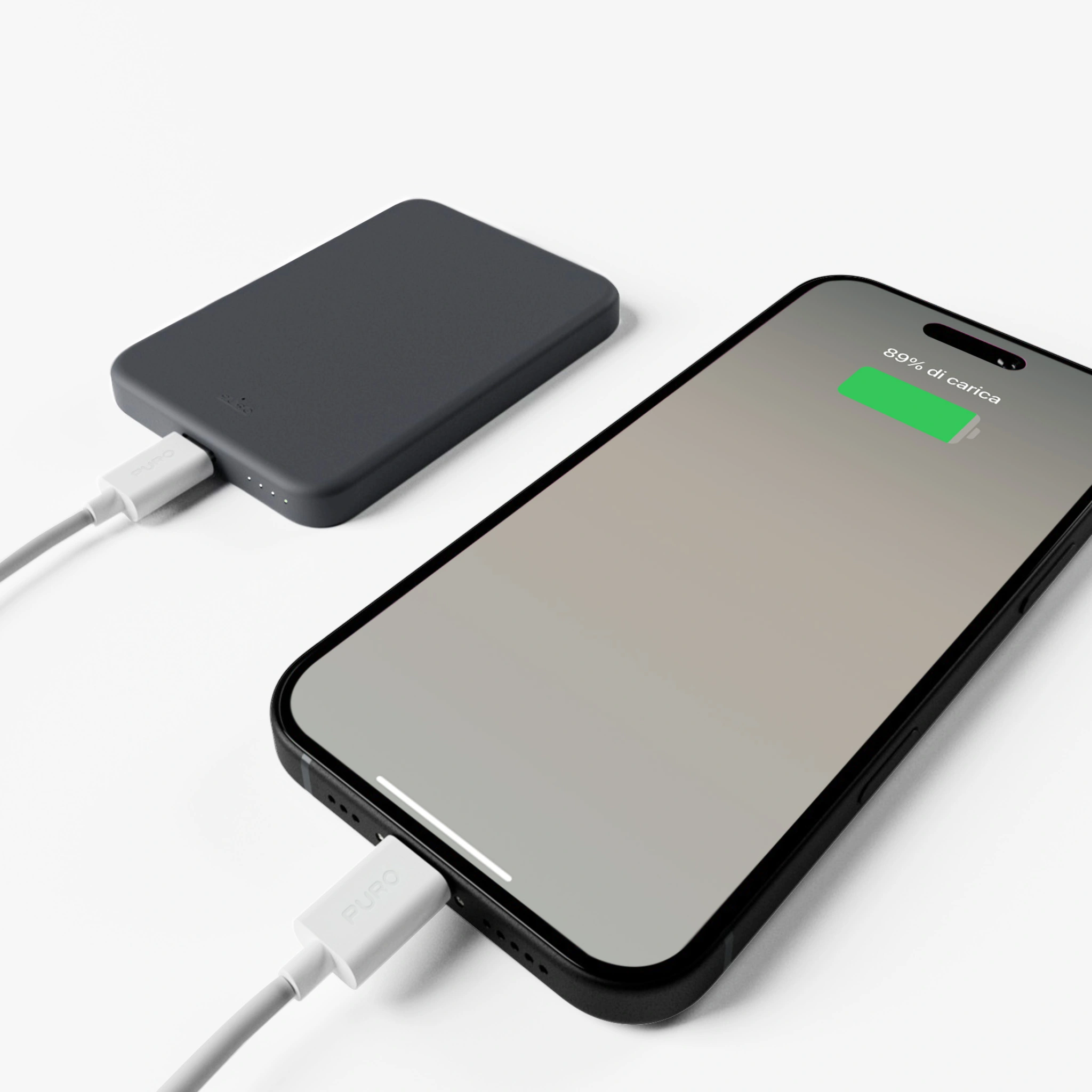 PURO Power Bank Wireless "Mini Power Mag" 4200 mAh för iPhone