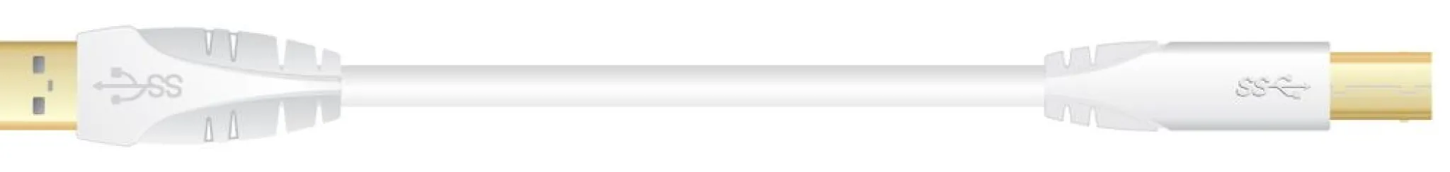 Sinox USB 3.0 printerkabel. 1m. Vit