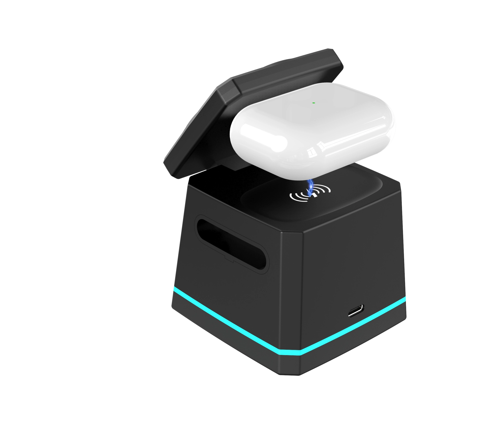 Energizer All-in-One trådlös laddningsdocka. Svart