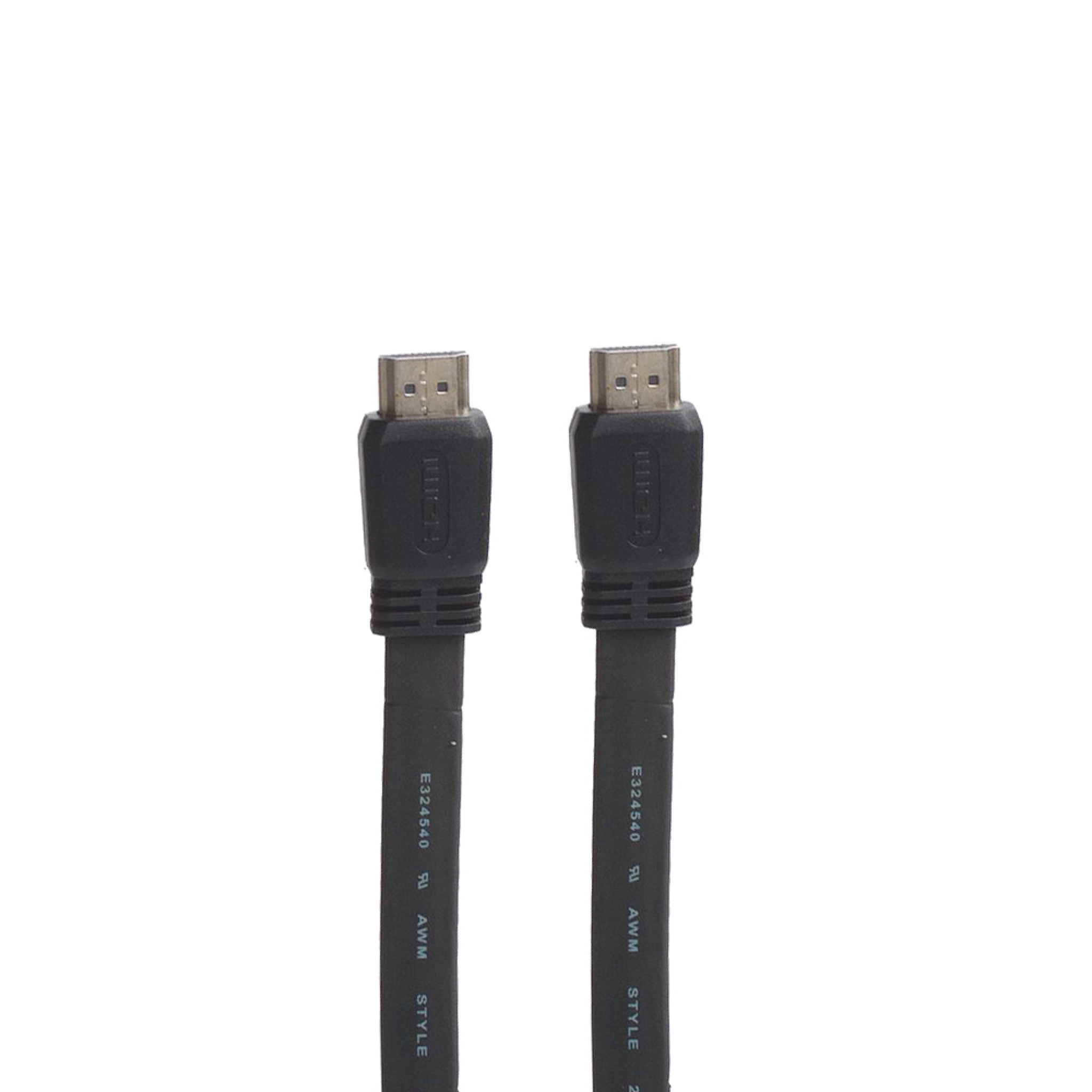 Sinox One HDMI™ Flat slim kabel. 3m. Svart