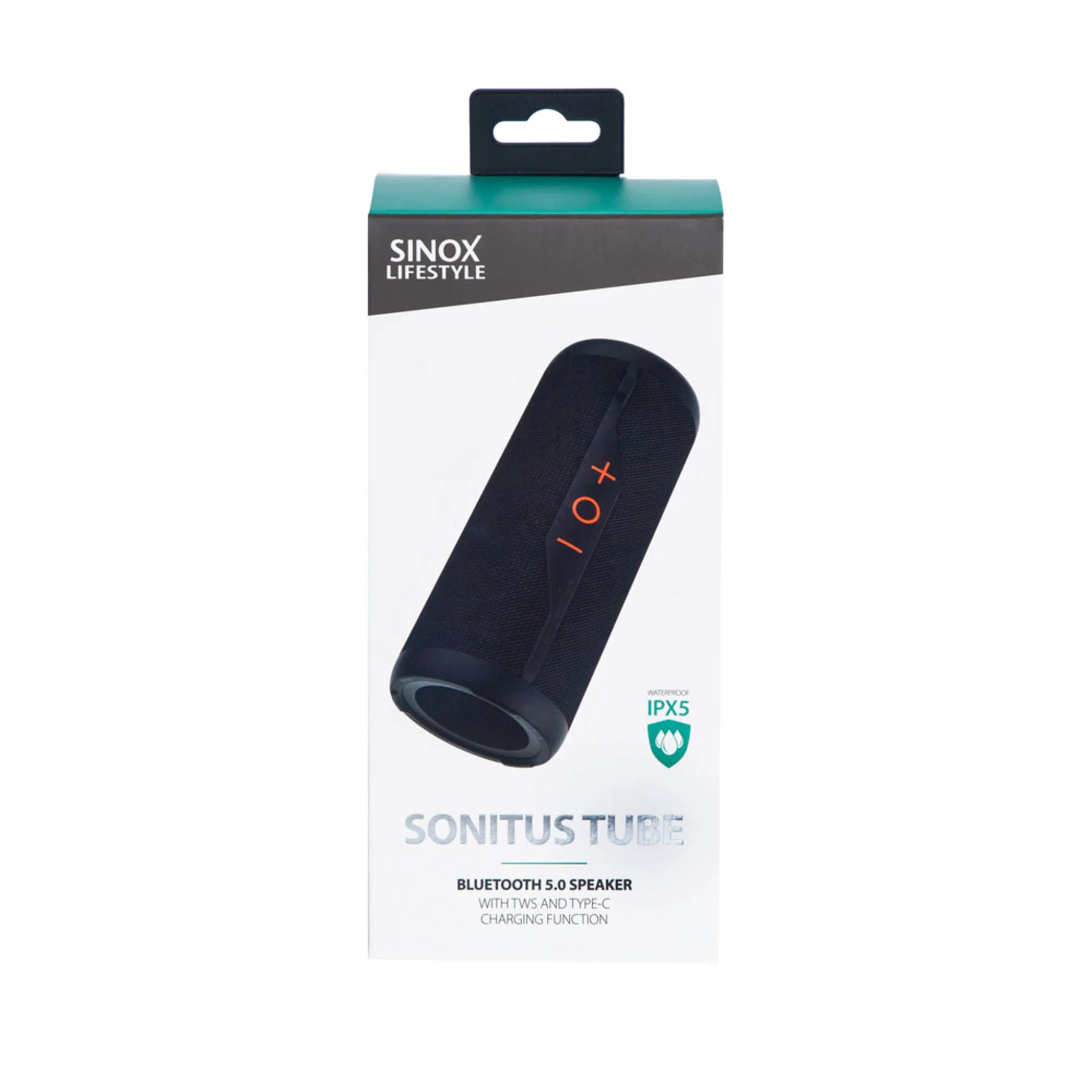 Sinox Sonitus Tube högtalare. Svart