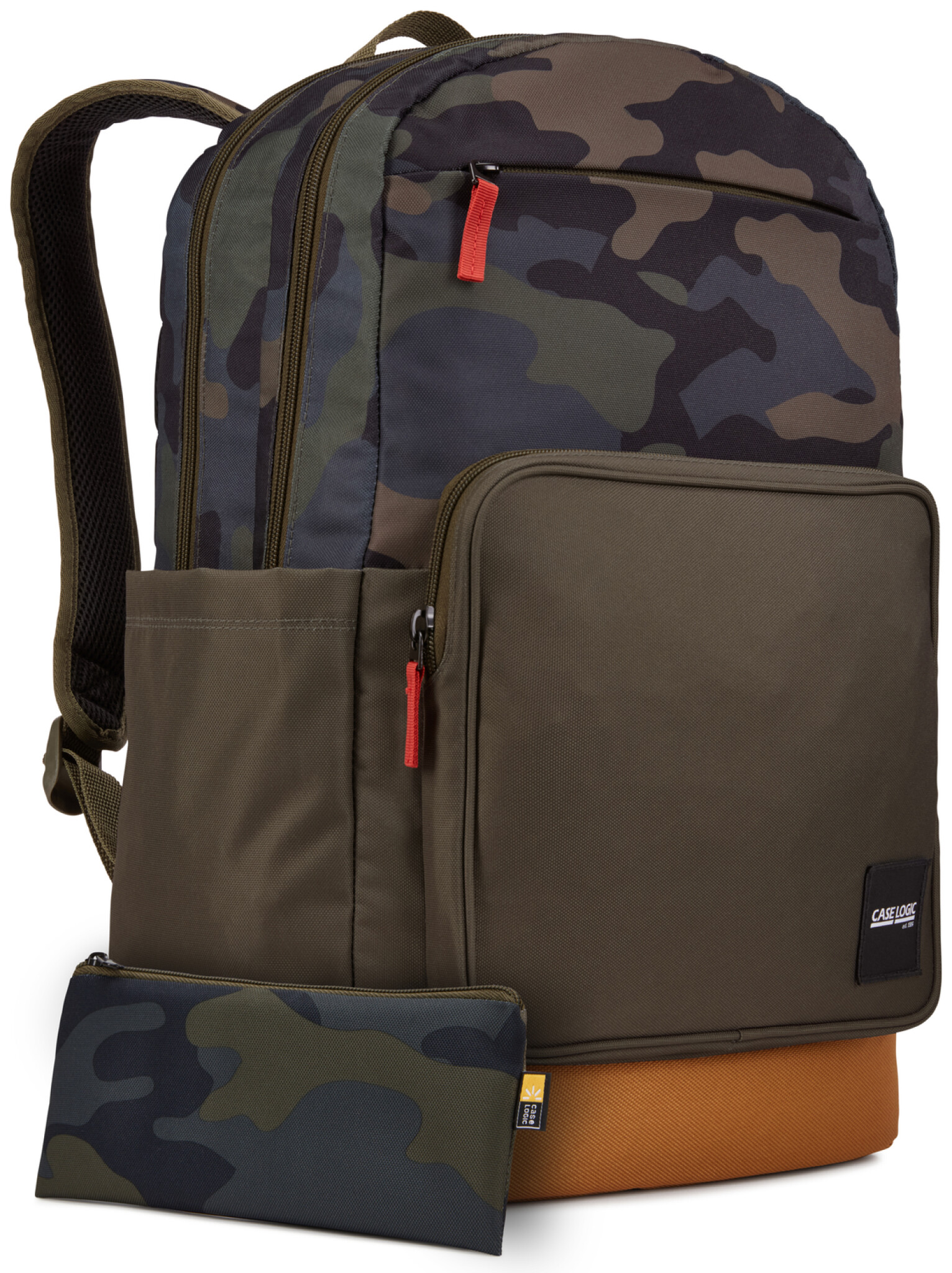 Case Logic School Backpack with Pencil Case 26L. Oliven camouflage