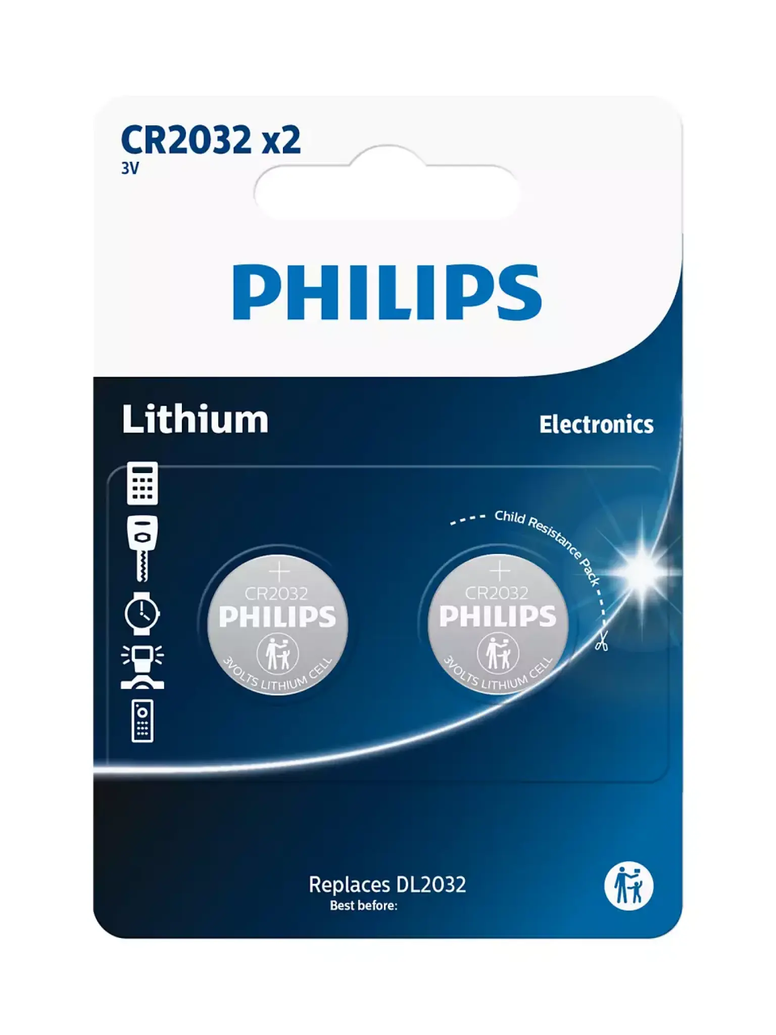 Philips Lithium CR2032