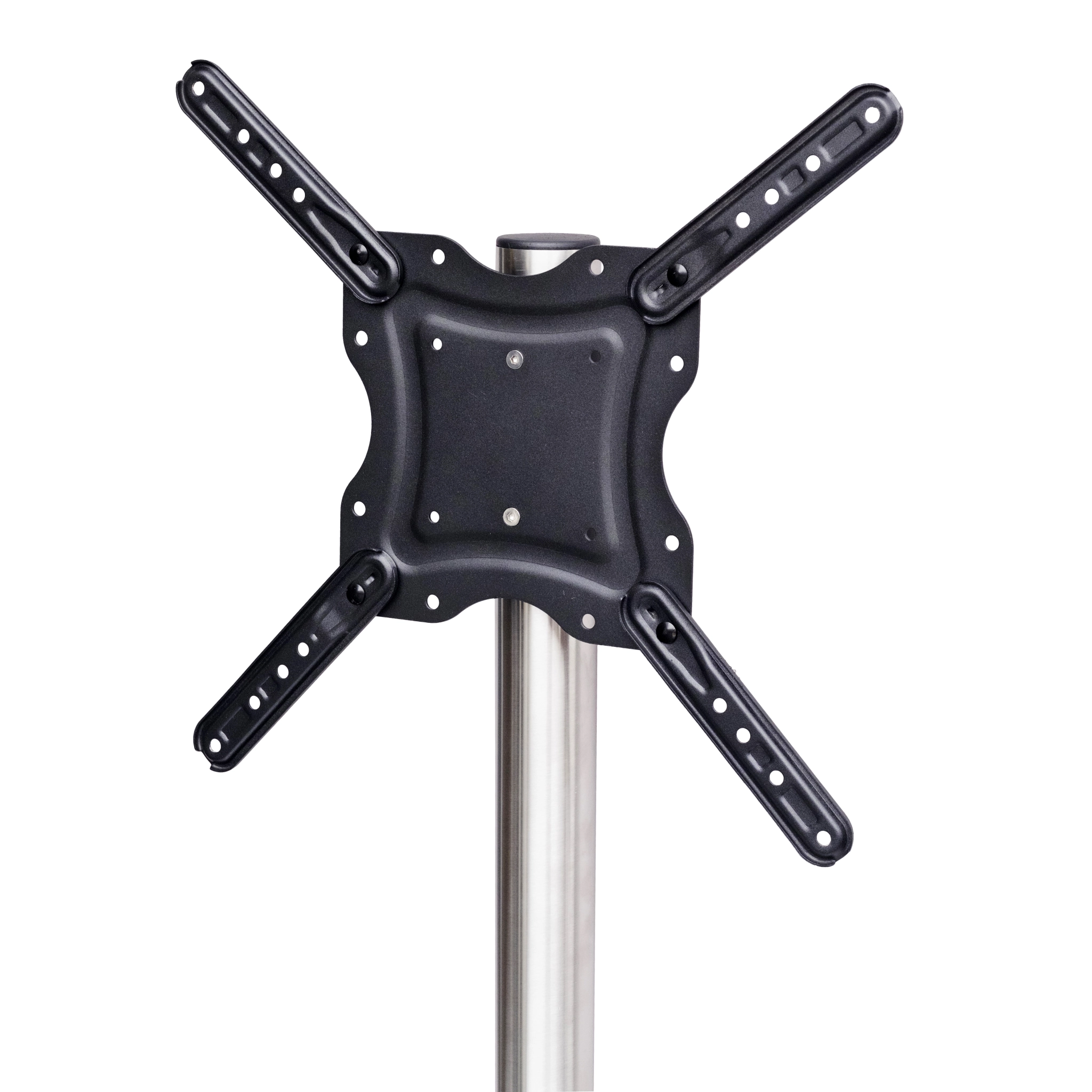 Sinox StandView TV-golvstativ med vridbar topp. 26"-65". Aluminiumfinish