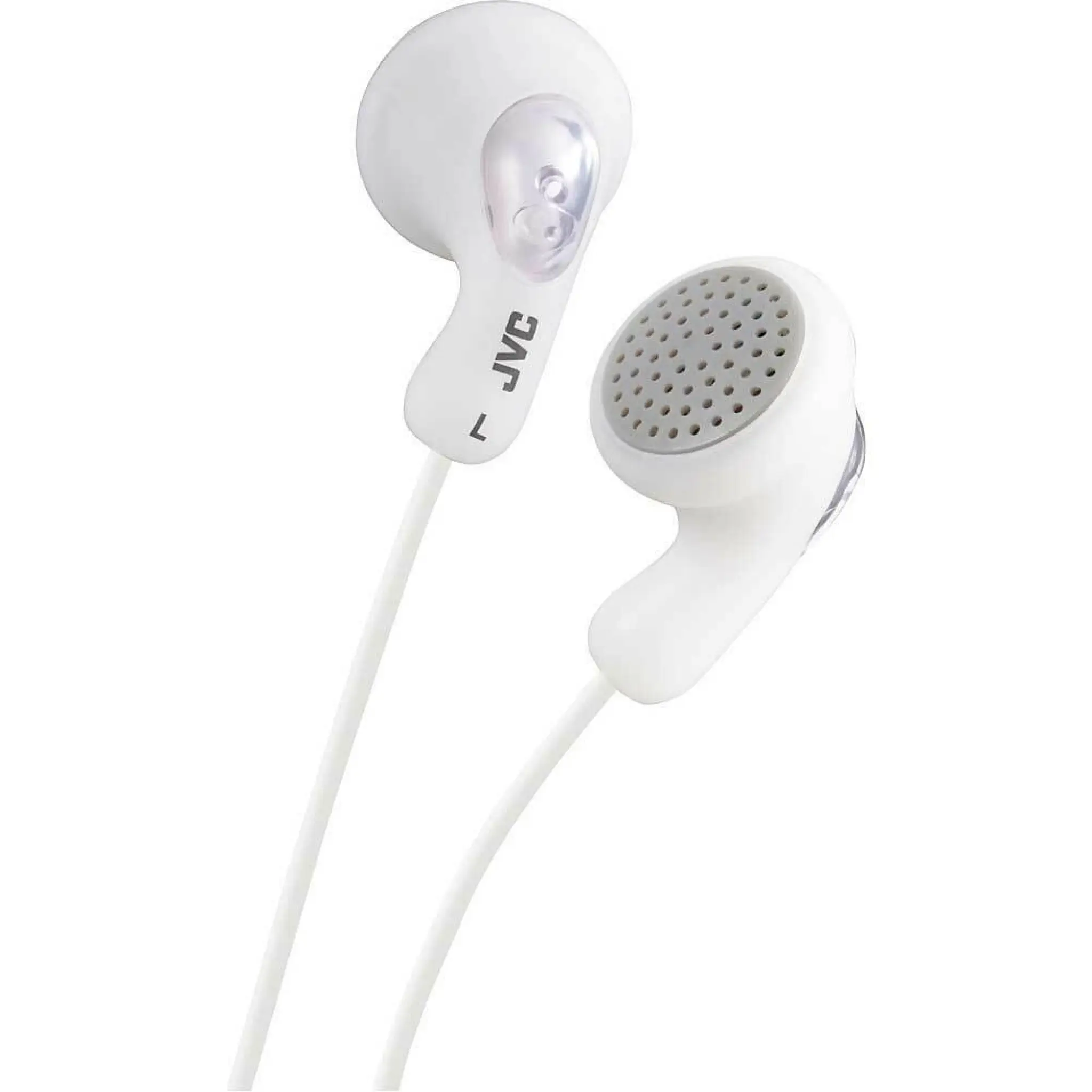 JVC in-ear hörlurar. Vit