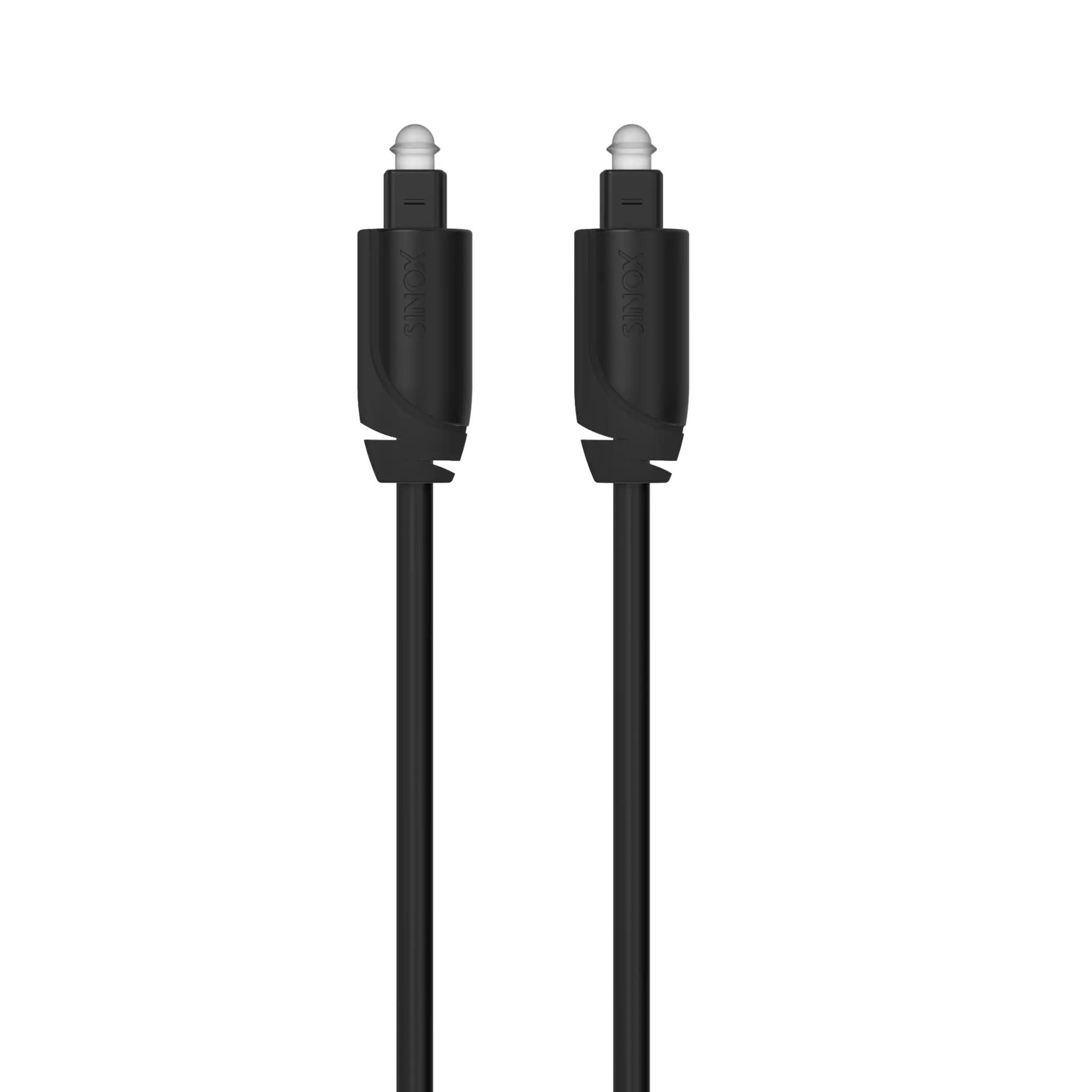 Sinox PRO optisk kabel. 2m. Svart