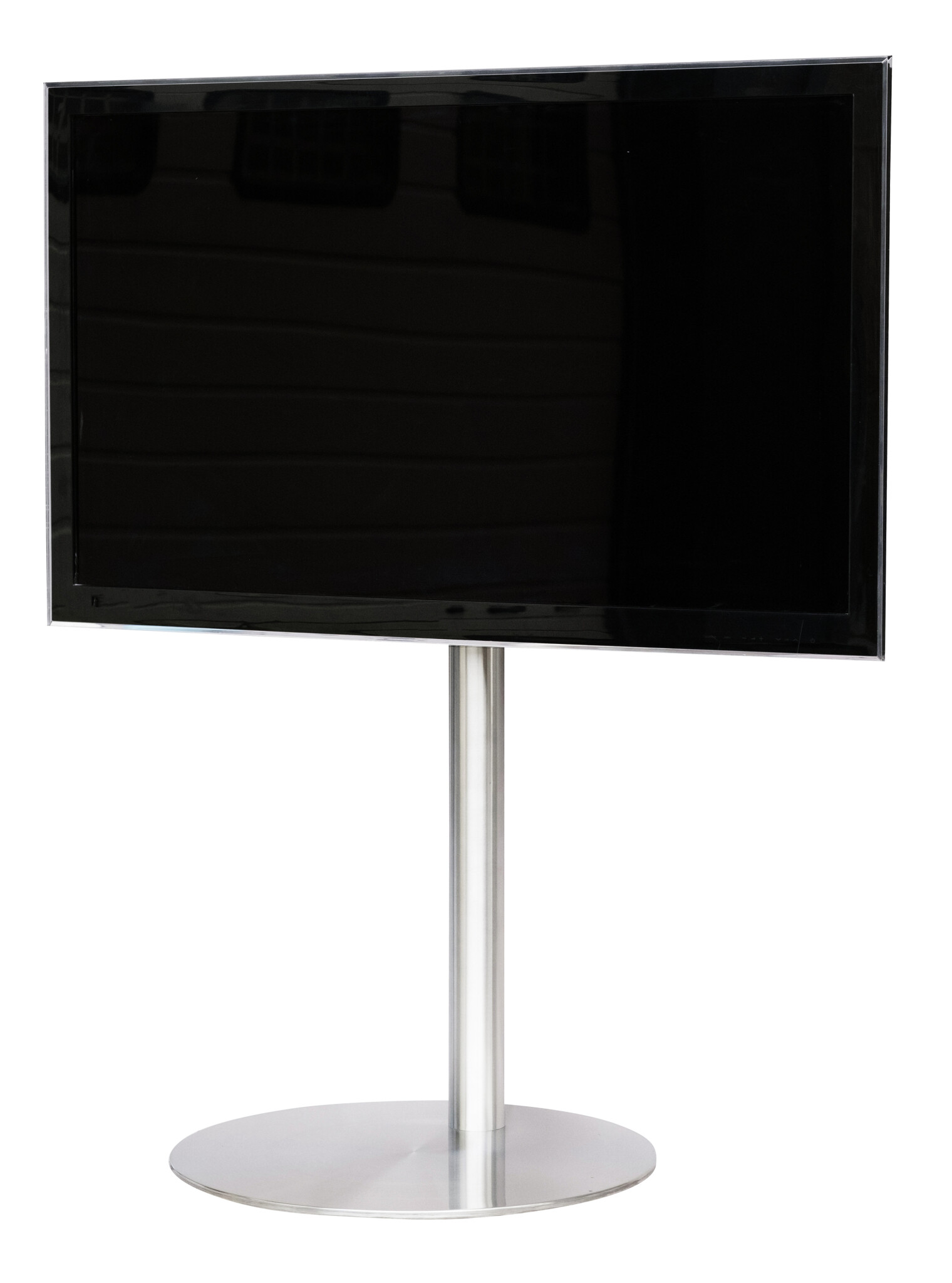 Sinox StandView TV-golvstativ med vridbar topp. 26"-65". Aluminiumfinish