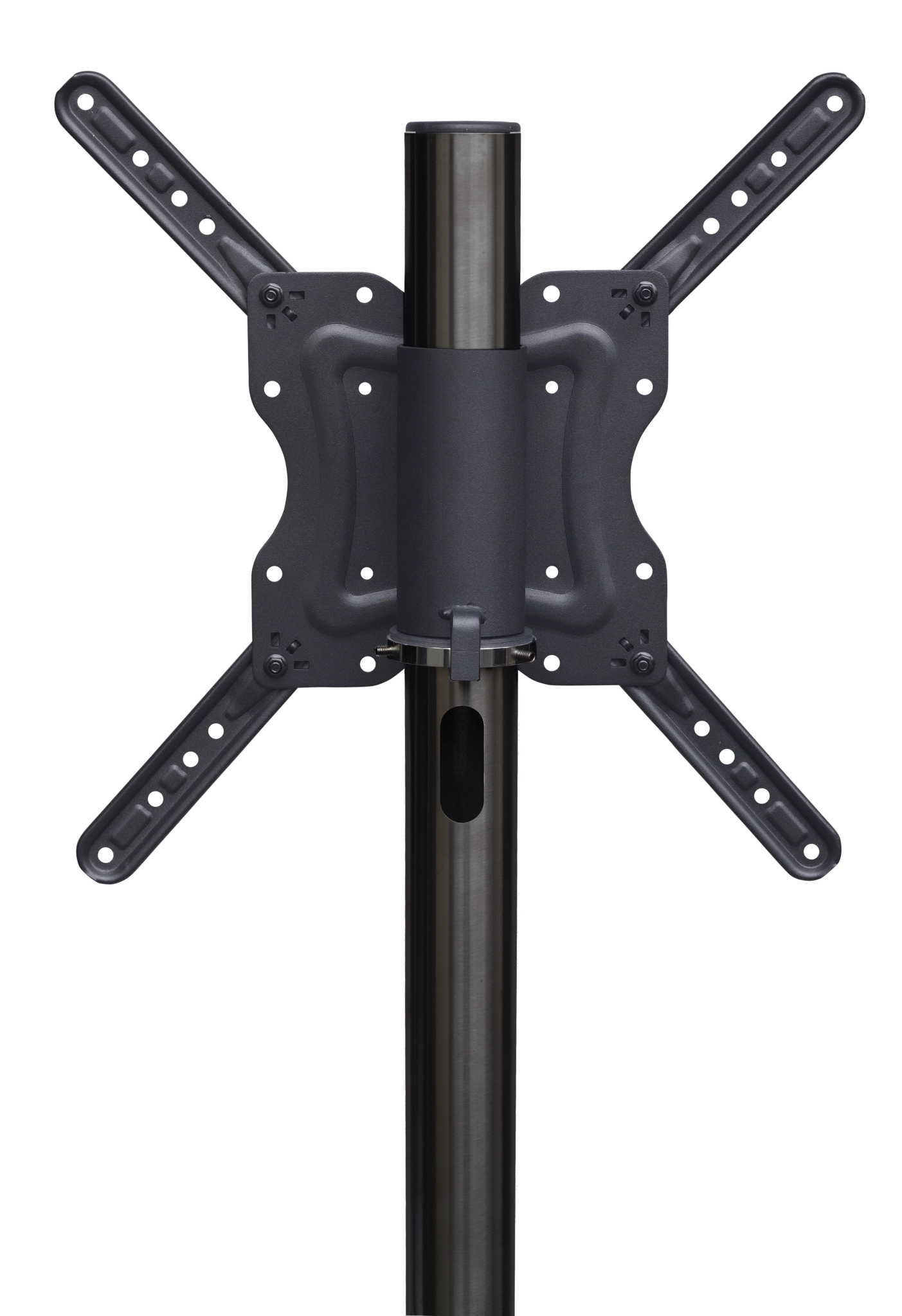 Sinox StandView TV-golvstativ med vridbar topp. 26"-65". Mattsvart