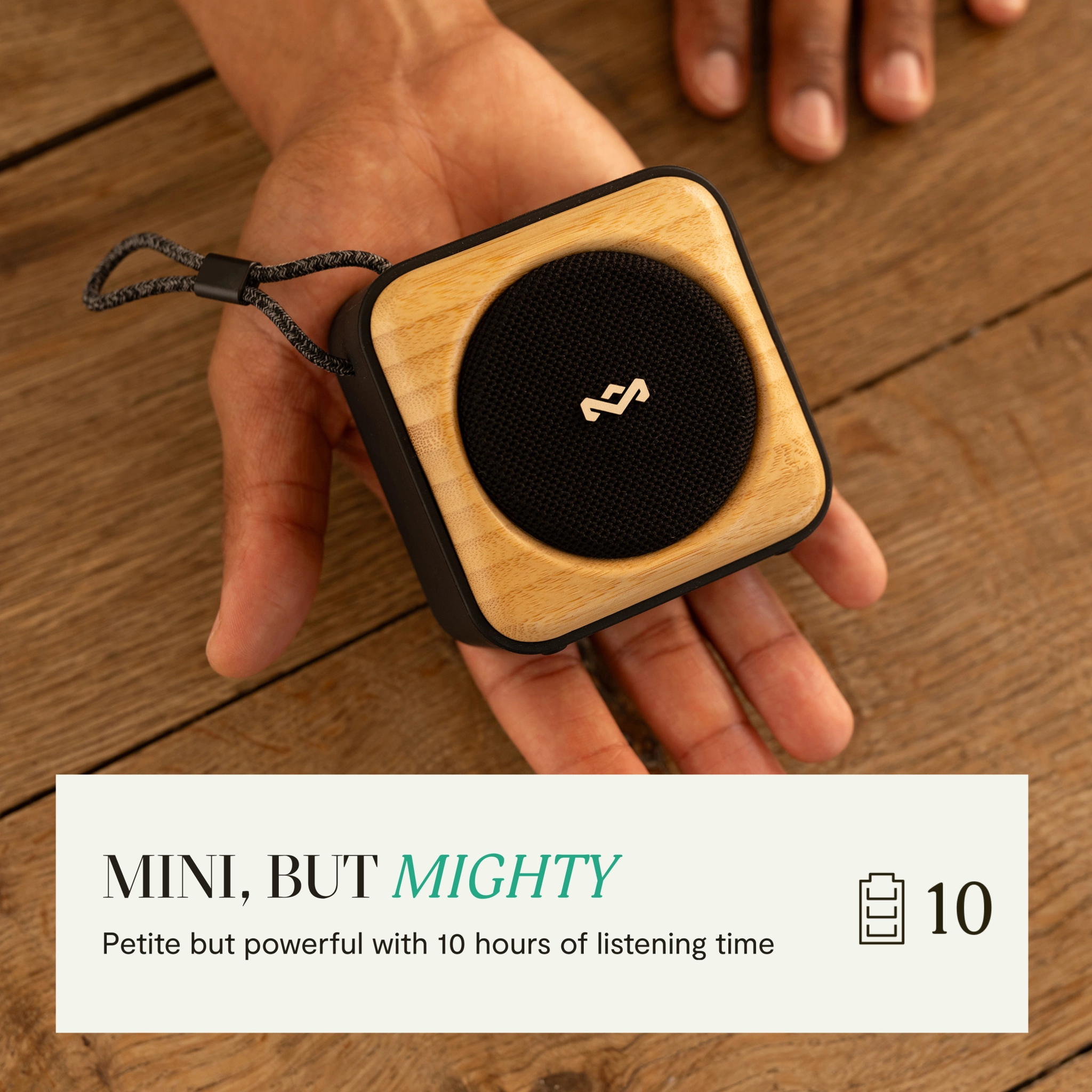 Marley Roots Bluetooth® högtalare. Svart