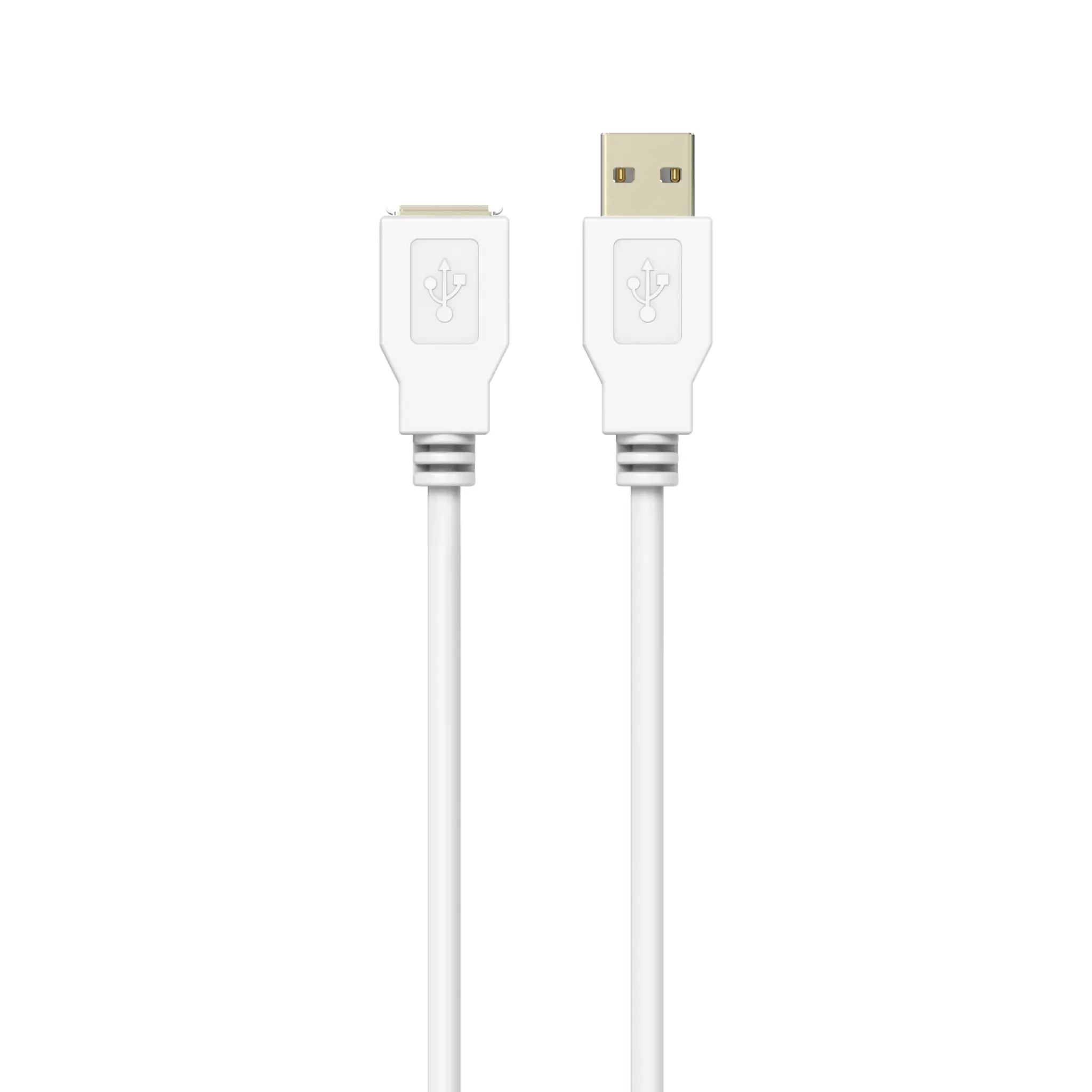 Sinox USB 2.0 förlängningskabel. 2m. Vit