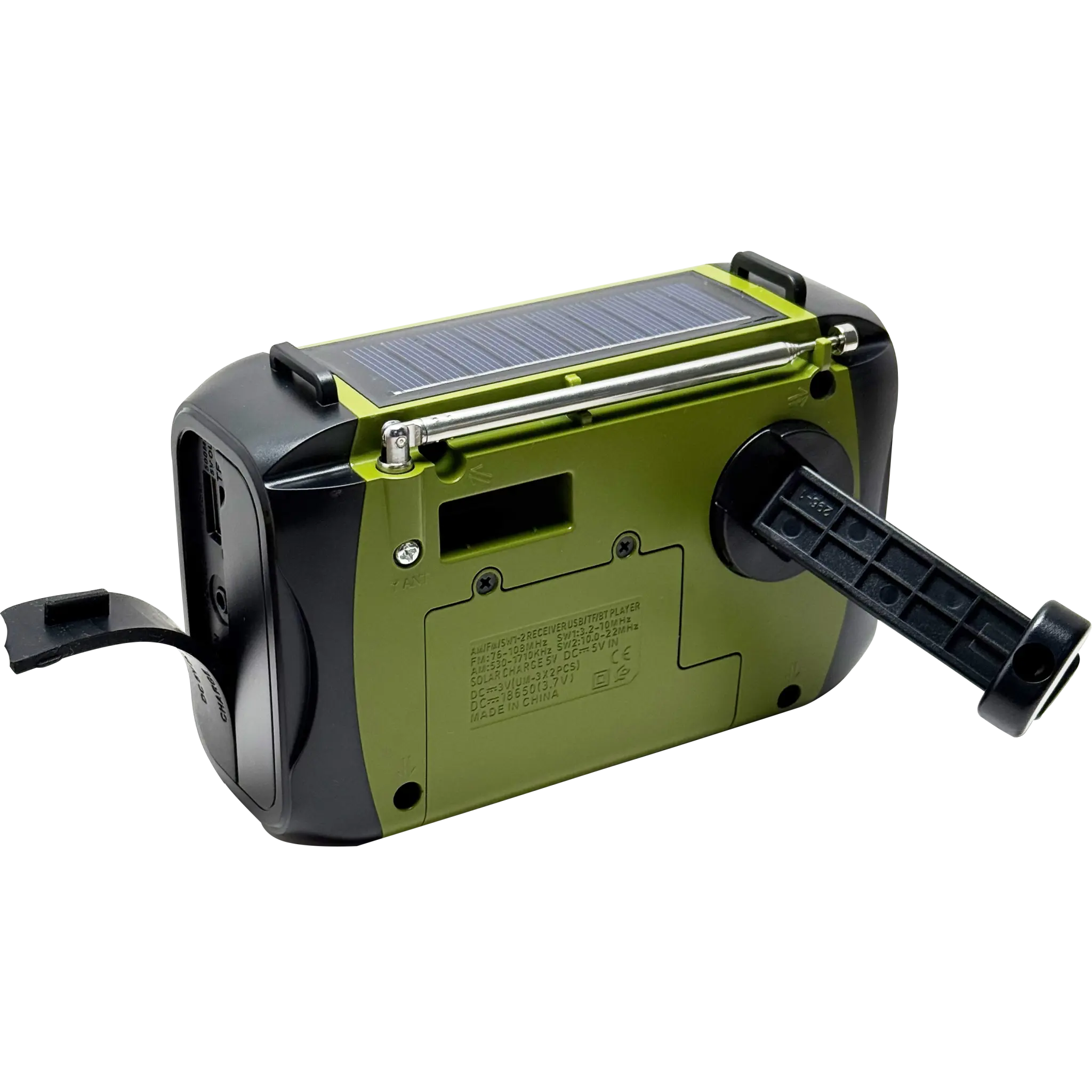 Sinox Bluetooth® nödradio. Grön