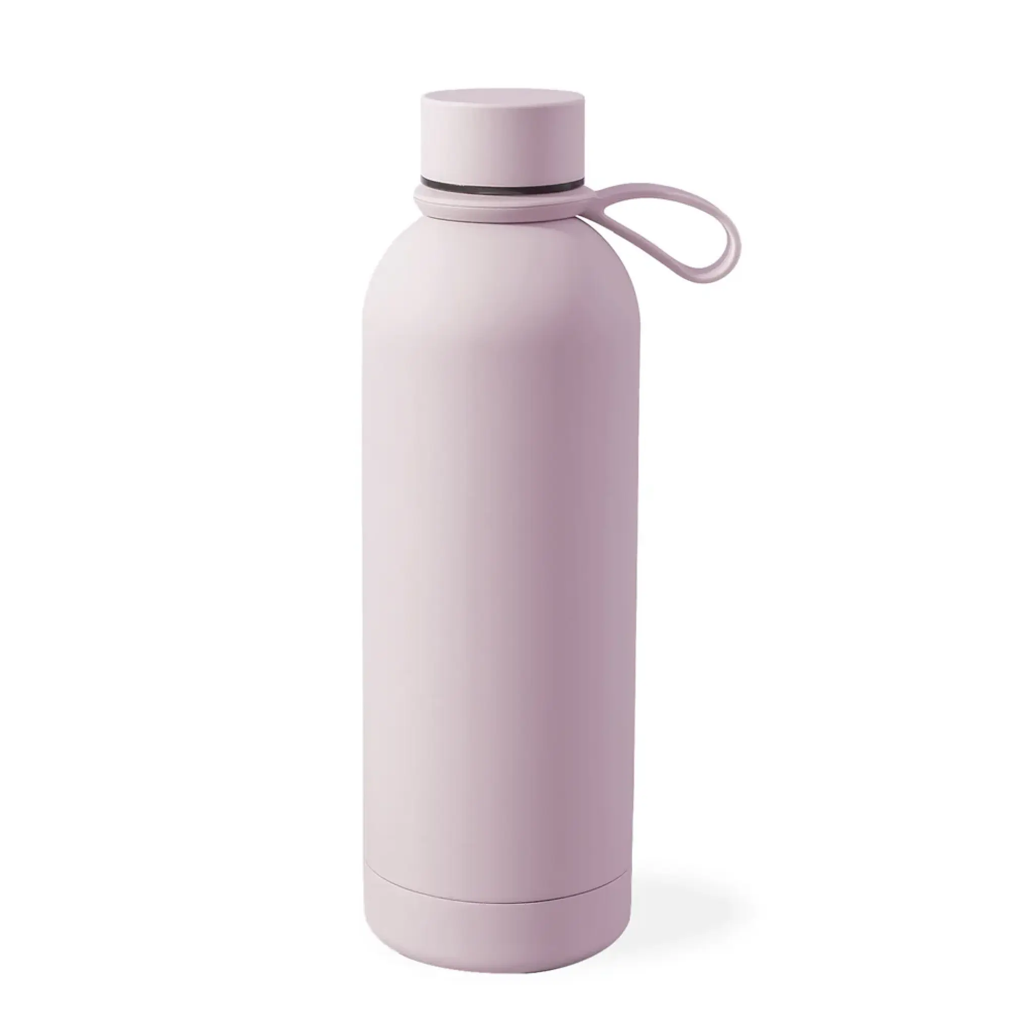 Puro ”Hydro 7” – lufttät, isolerad vattenflaska, 750 ml, rostfritt stål, soft-touch-ytbehandling. Rosa
