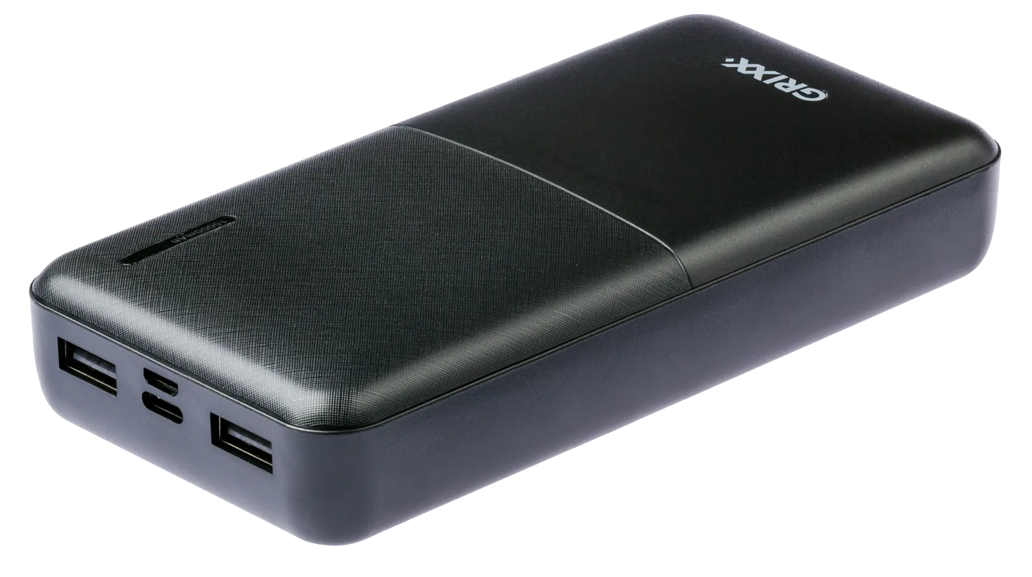 Grixx Powerbank 15.000mAh. Svart