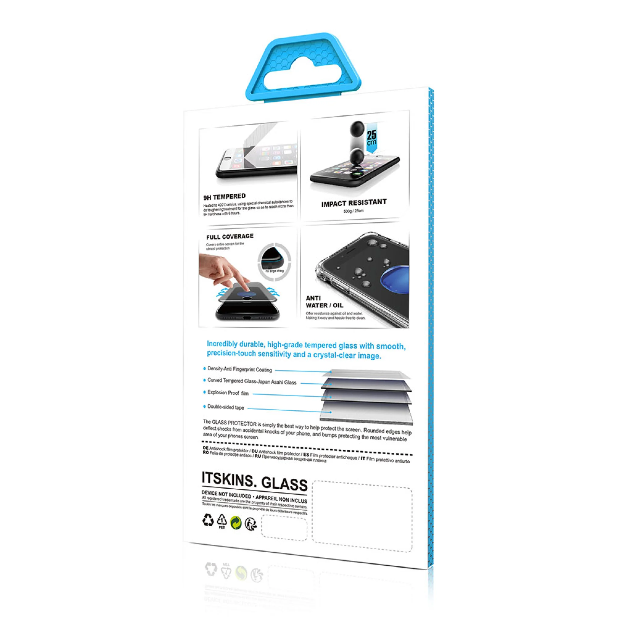 ITSKINS 3D skyddglas för Samsung Galaxy S20 4G / 5G®