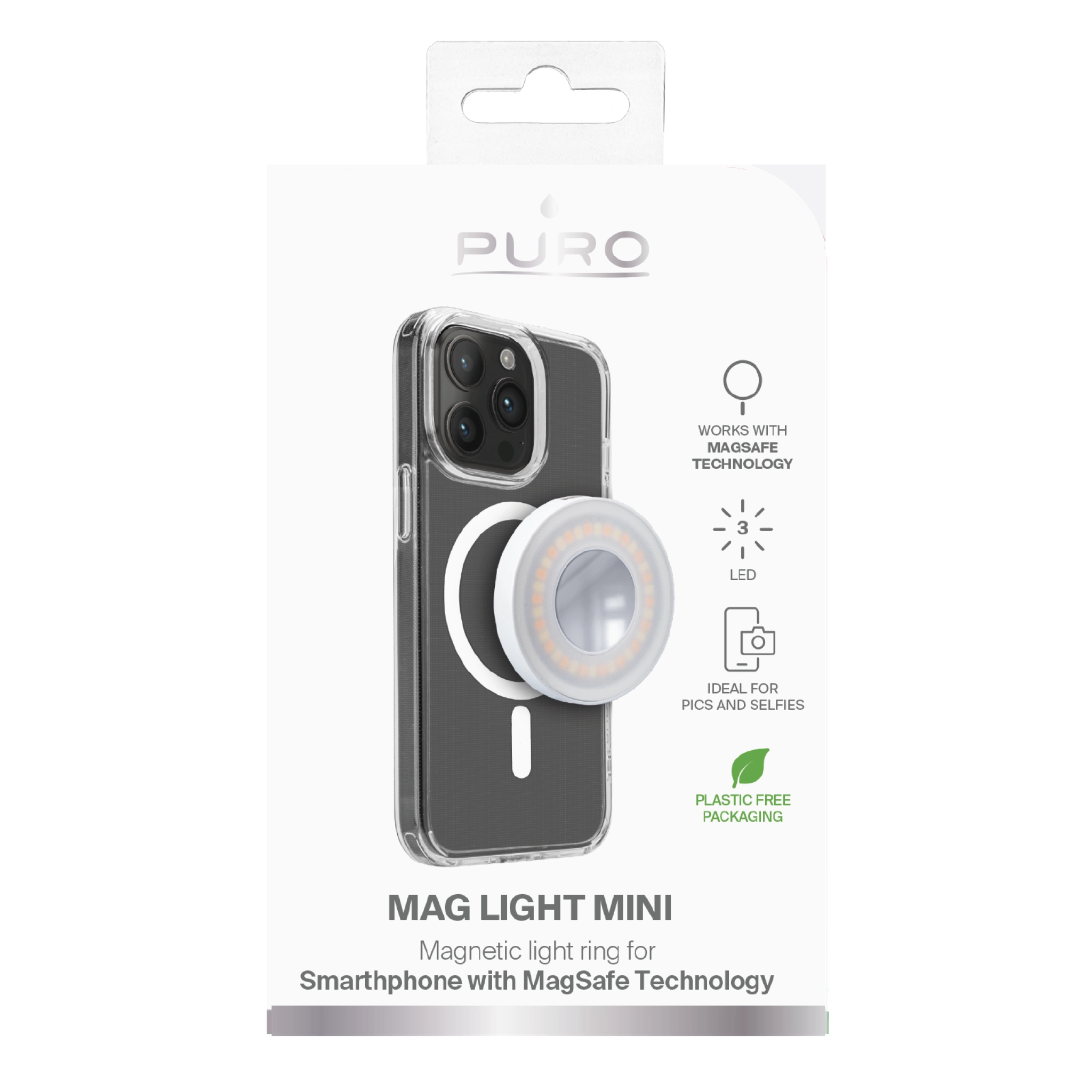 PURO MagSafe MagLight Mini Light Ringkamera