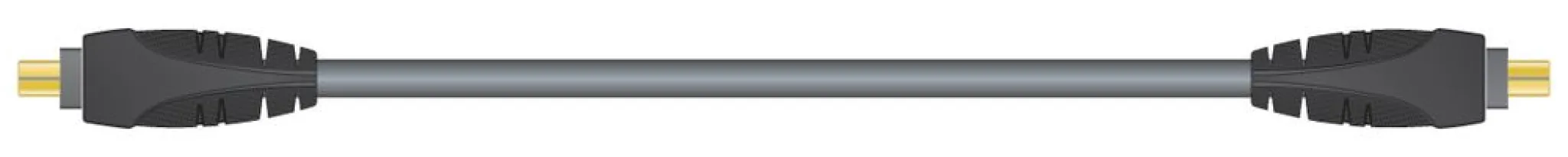 Sinox Firewire kabel. 2m. Grå/svart
