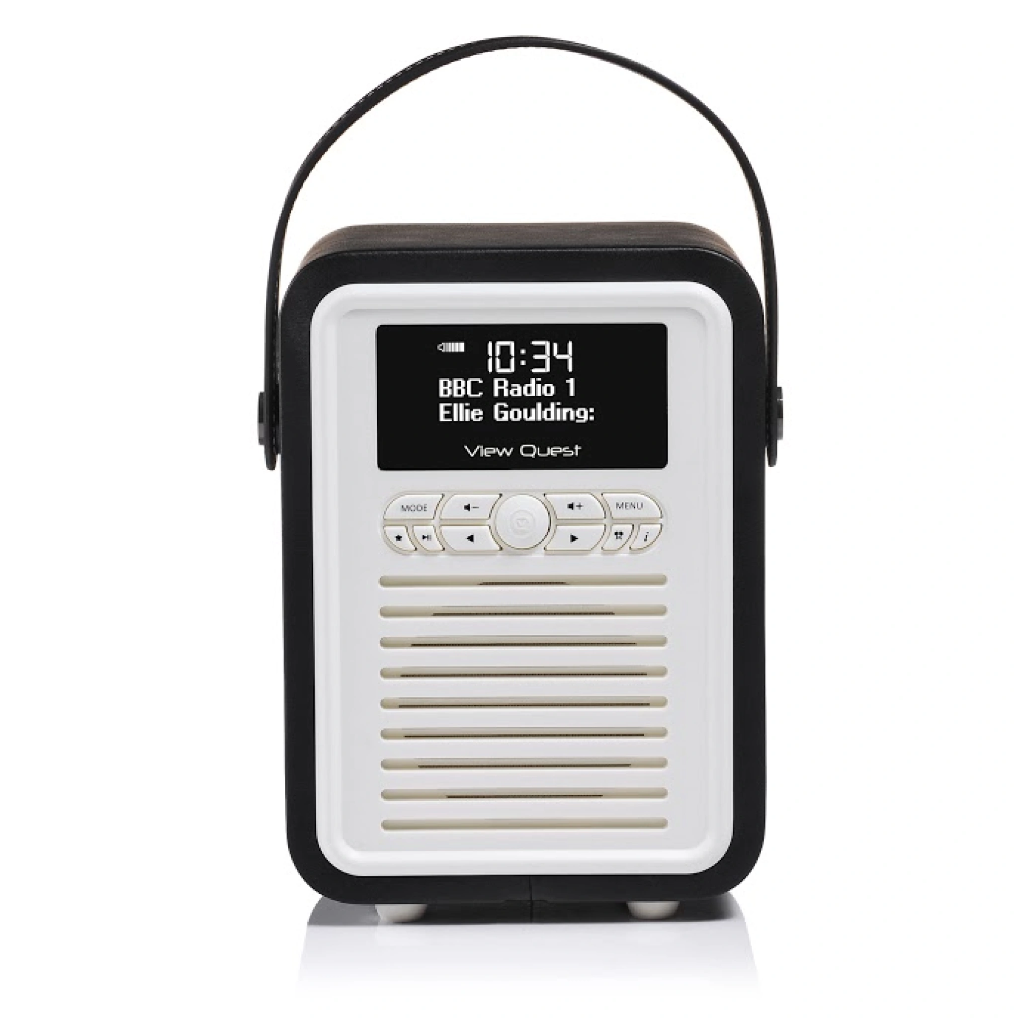 VQ Retro Miniradio. Svart