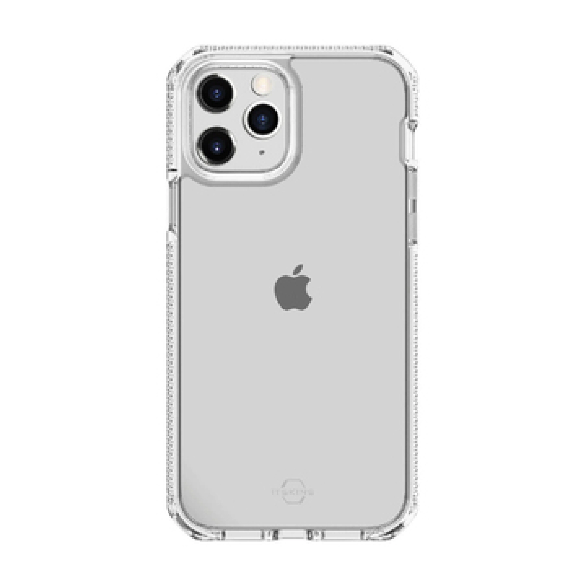 ITSKINS SUPREME CLEAR skal för iPhone 12 / 12 Pro®. Vit och transparent