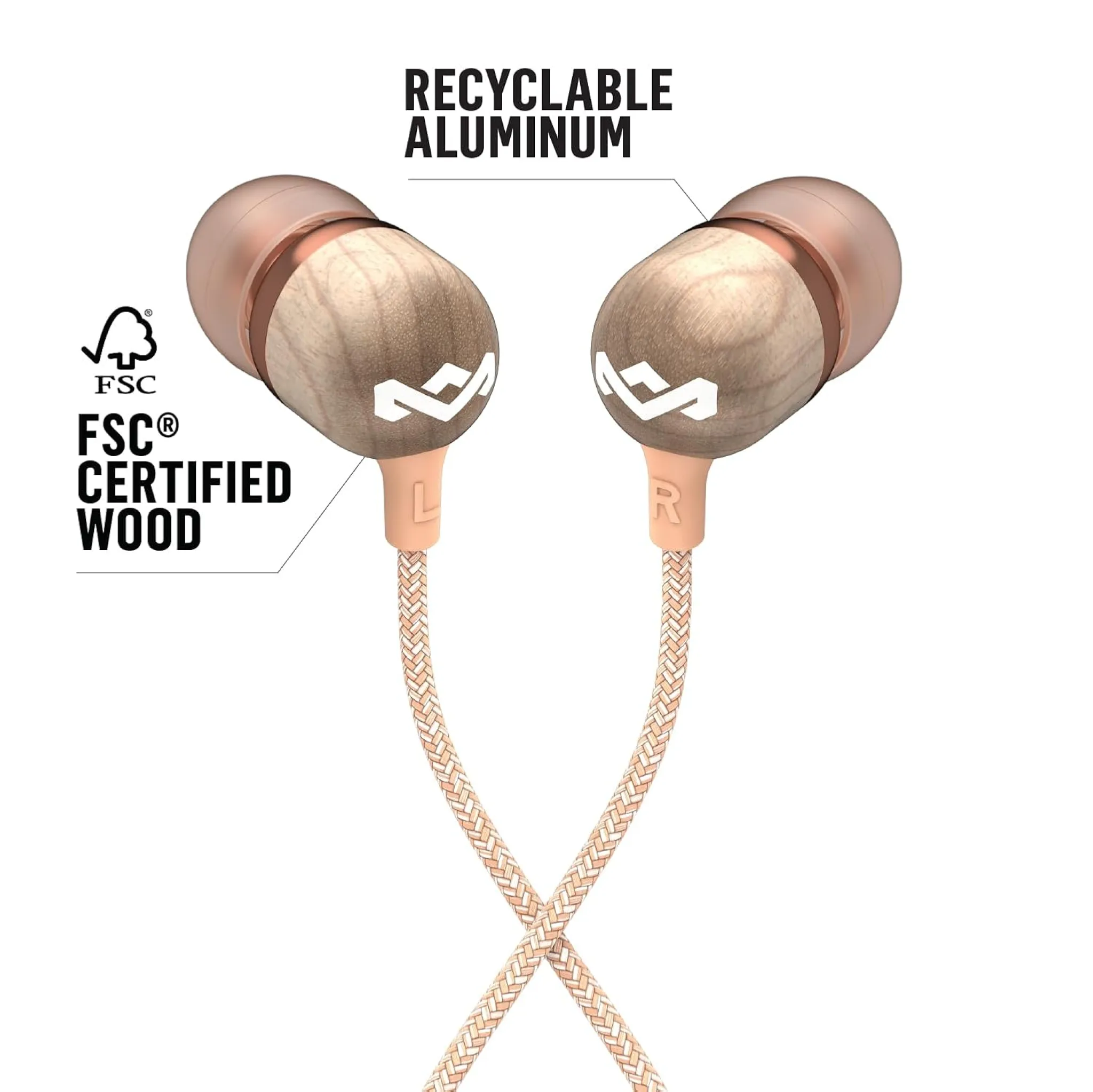 Marley Smile Jamaica In-Ear hörlurar. Koppar
