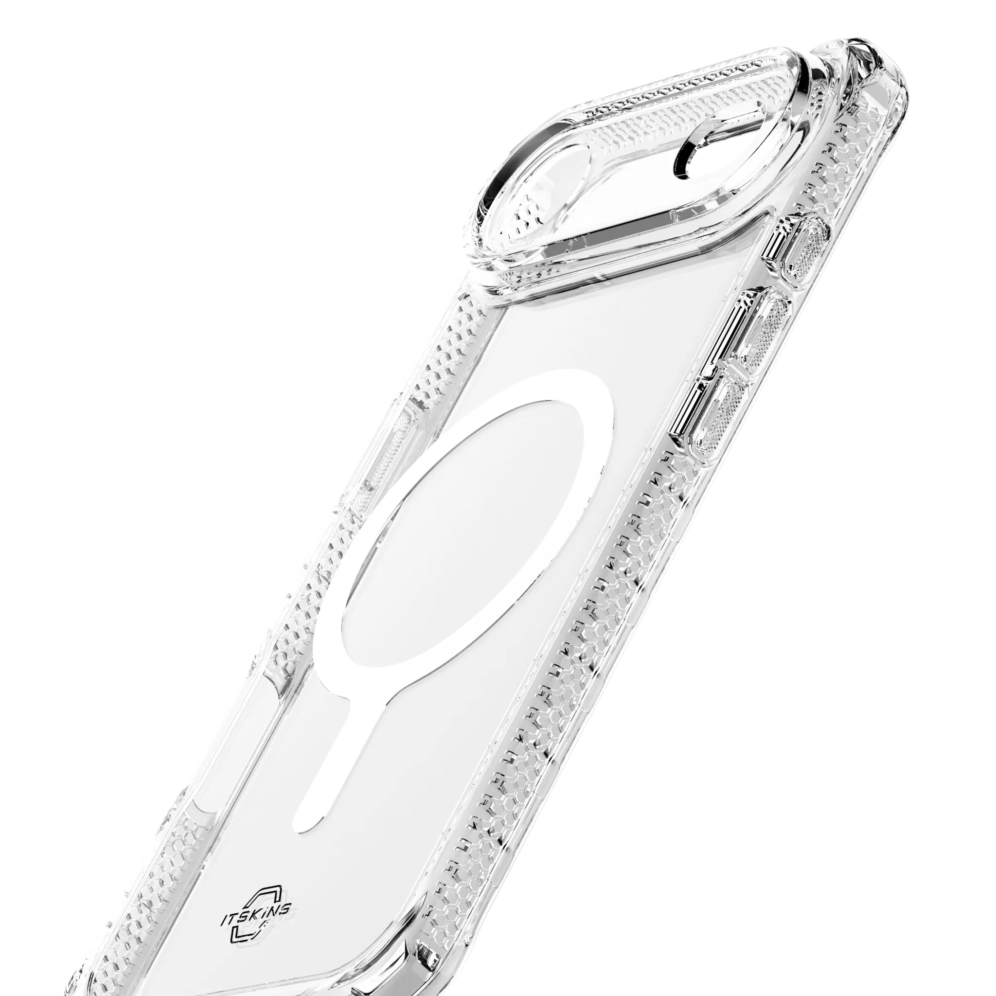 ITSKINS HYBRID MAGSAFE CLEAR-skydd för iPhone 17 Air®. Transparent