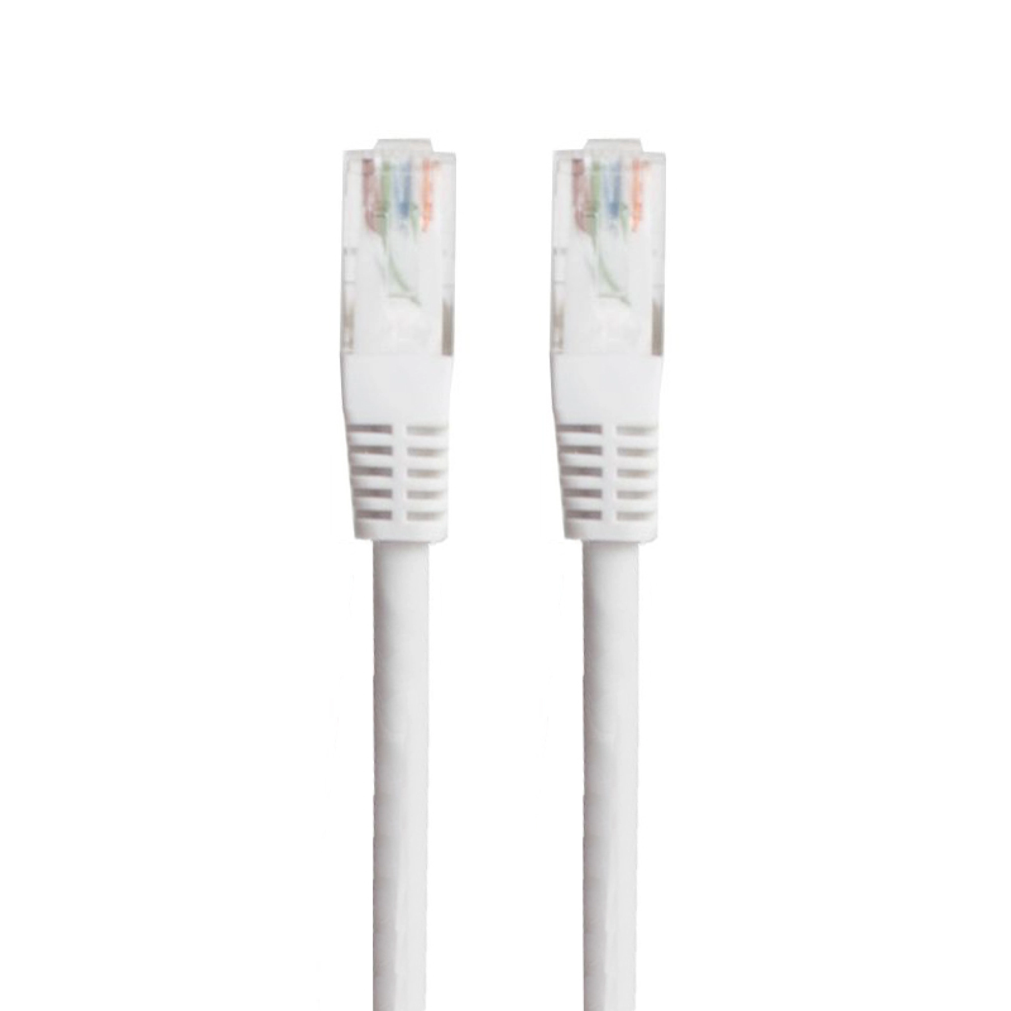Connectech Cat5e-kabel. 2m. Vit