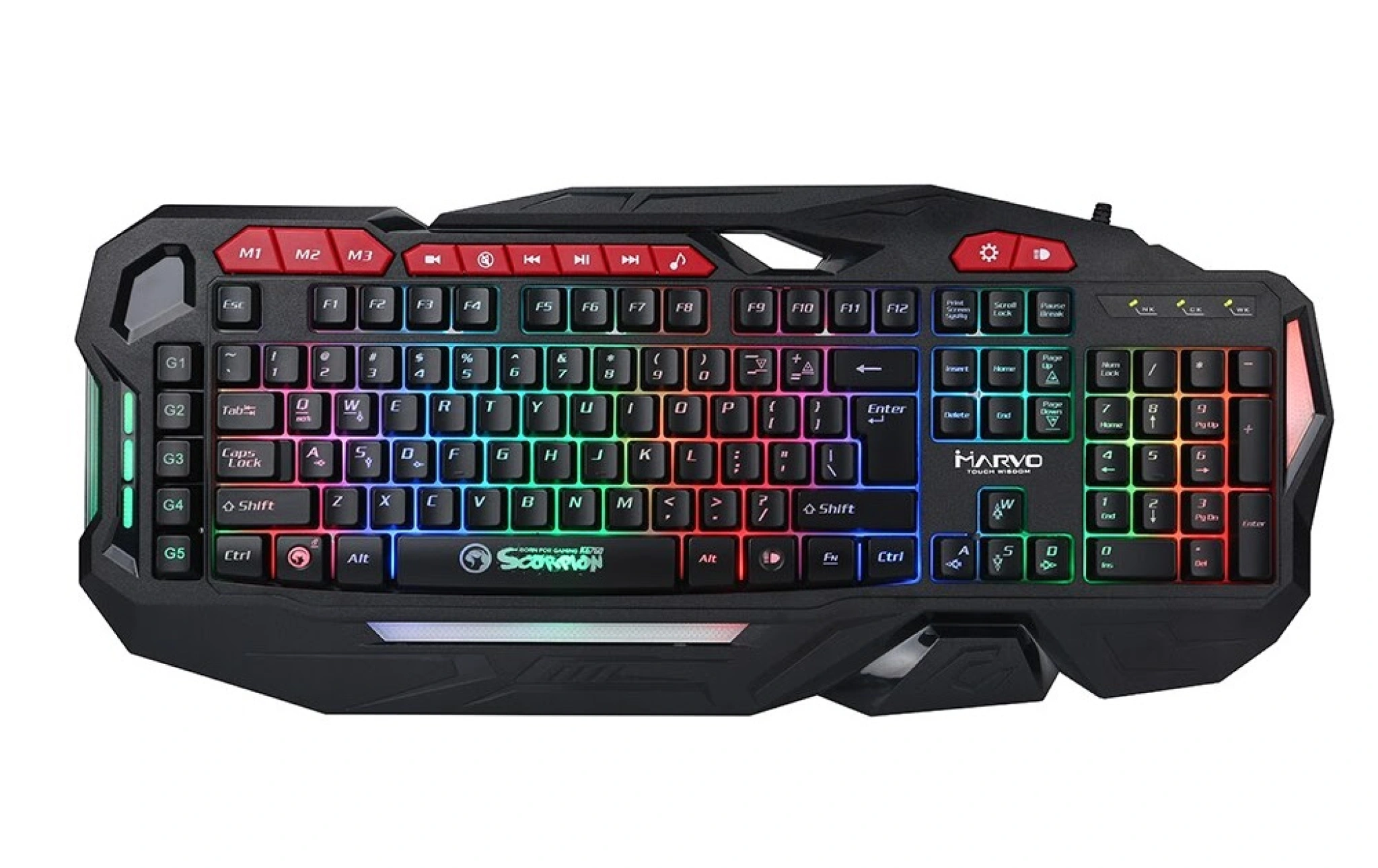 Marvo Gaming Tangentbord KG760