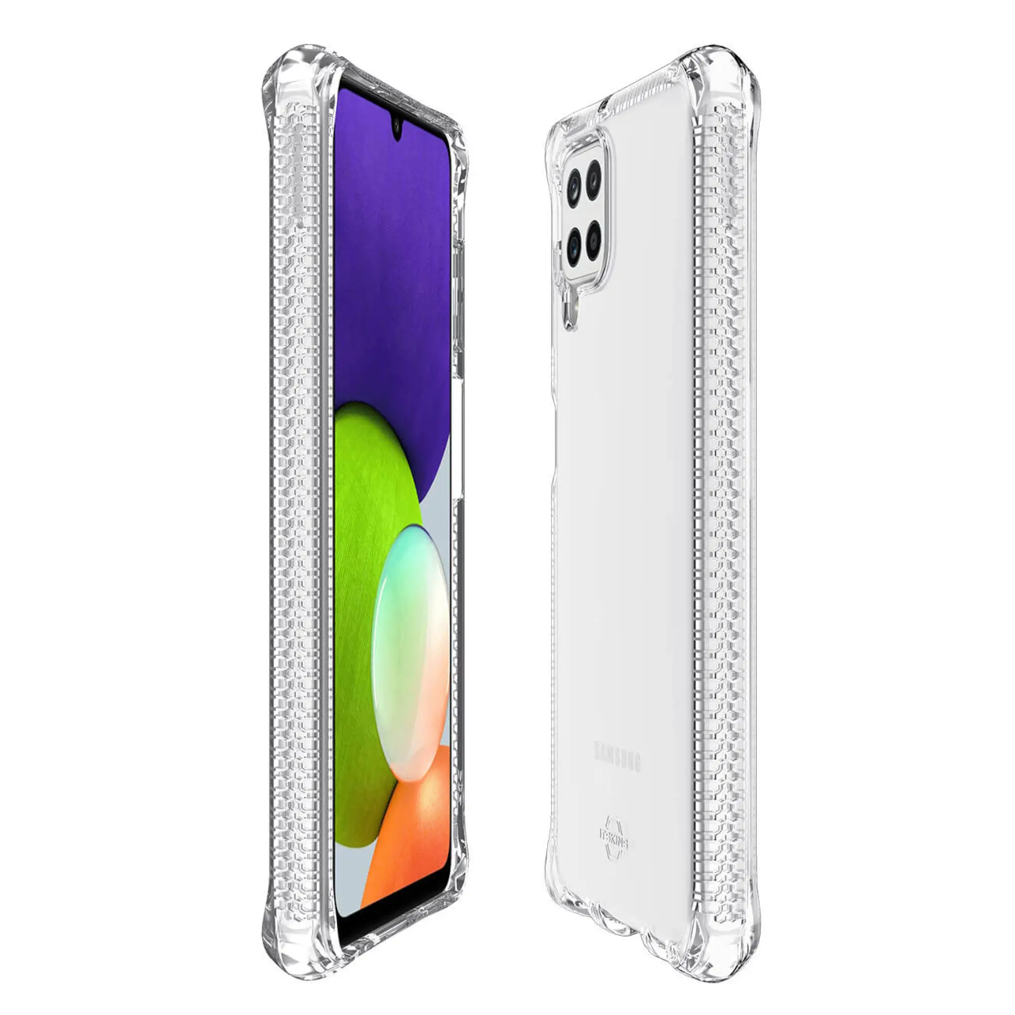 ITSKINS SPECTRUM CLEAR skal för Samsung Galaxy A22 4G®. Transparent