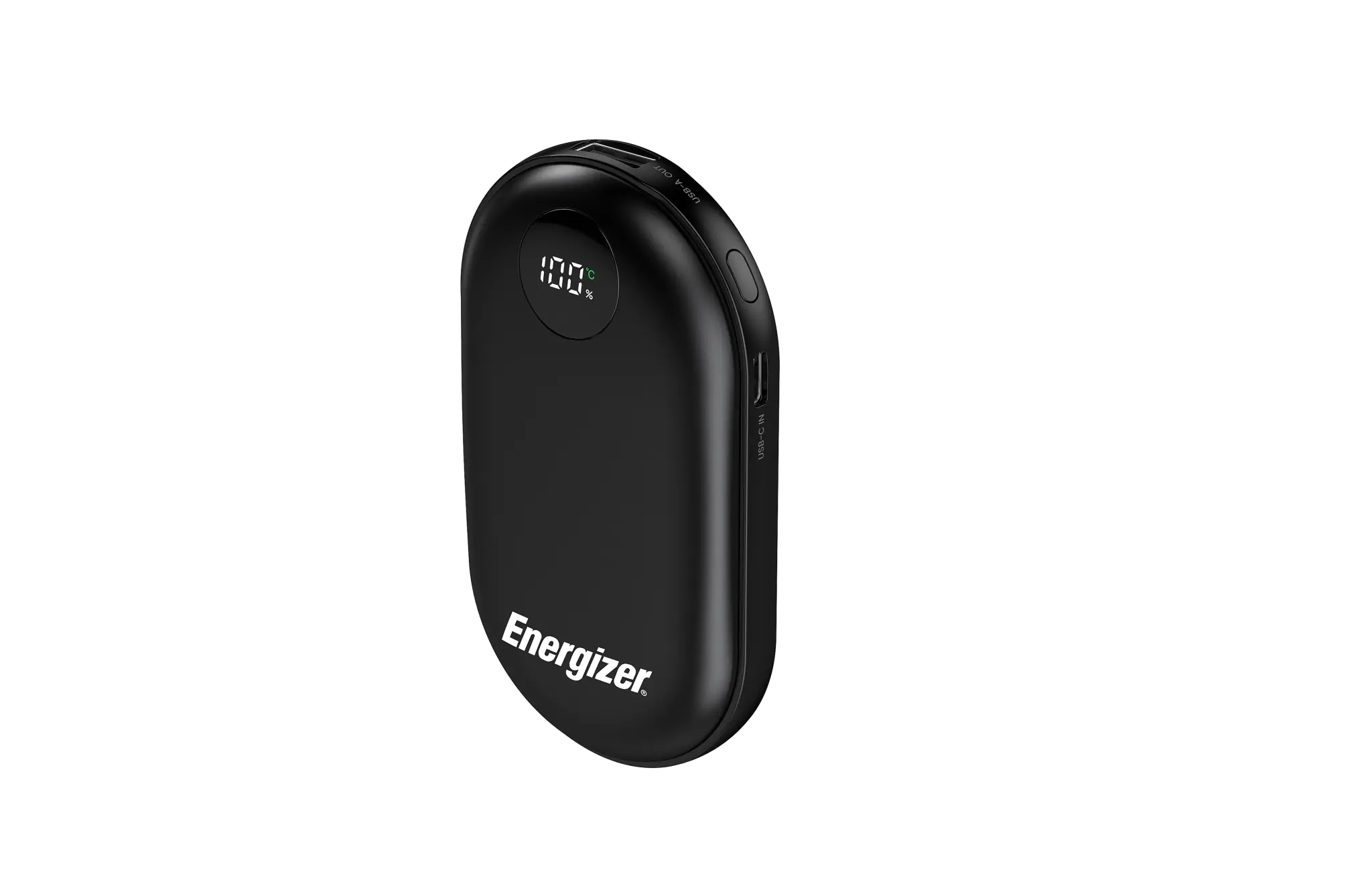 Energizer 2-i-1 handvärmare och powerbank. Svart