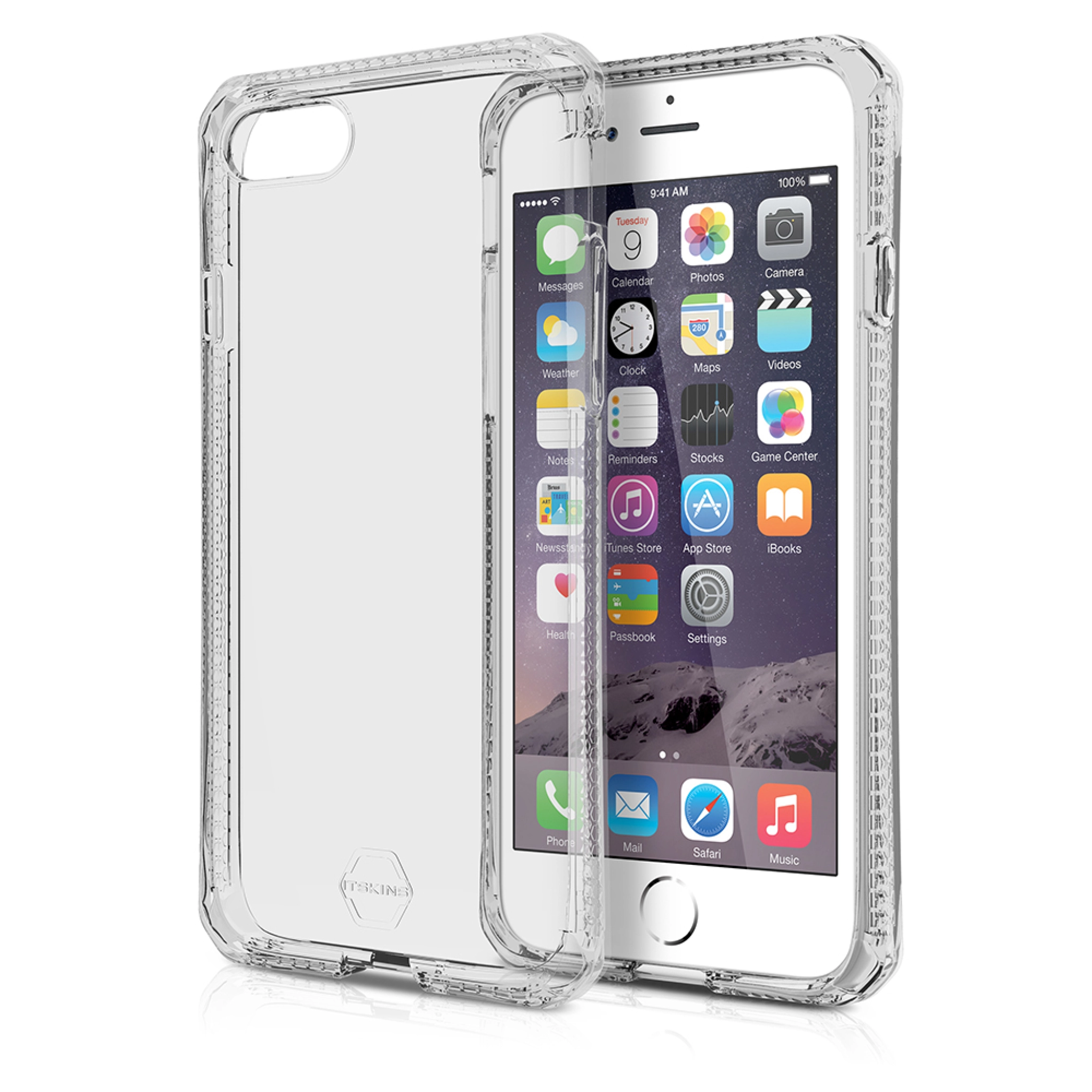 ITSKINS SPECTRUM CLEAR skal för iPhone 8 / 7 / 6s / 6®. Transparent