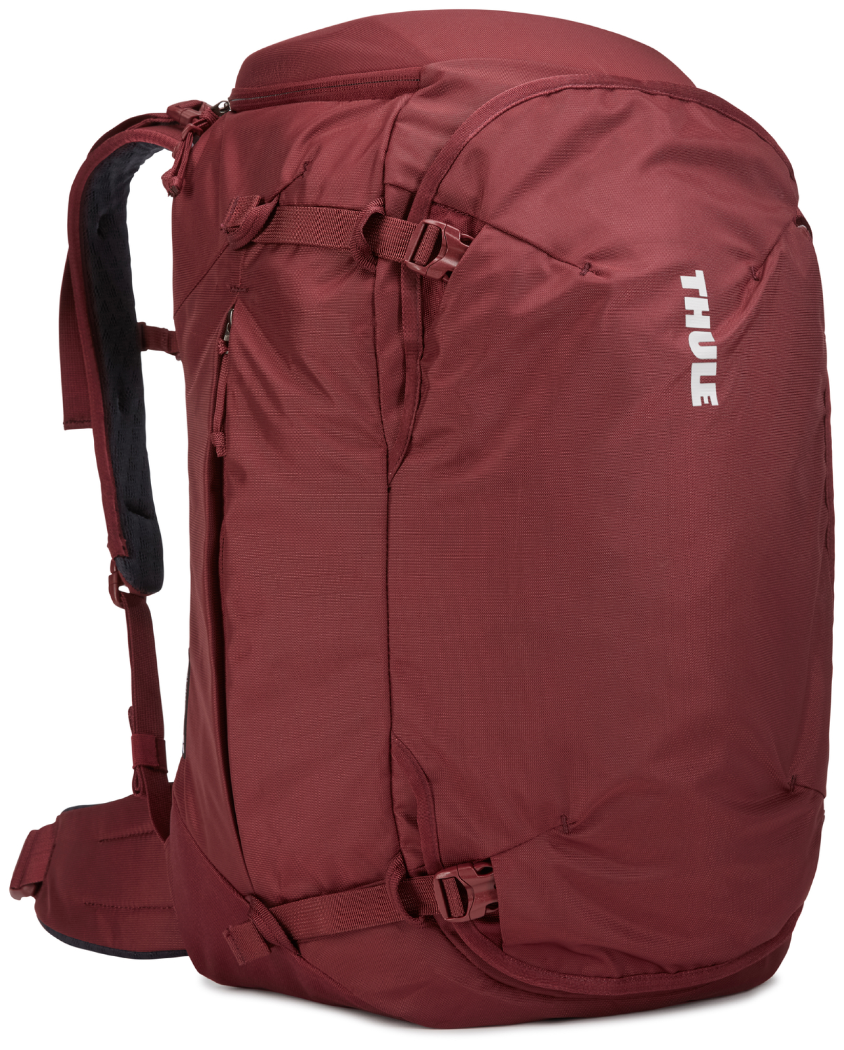 Thule Landmark 40L backpackingryggsäck. Bordeaux-röd