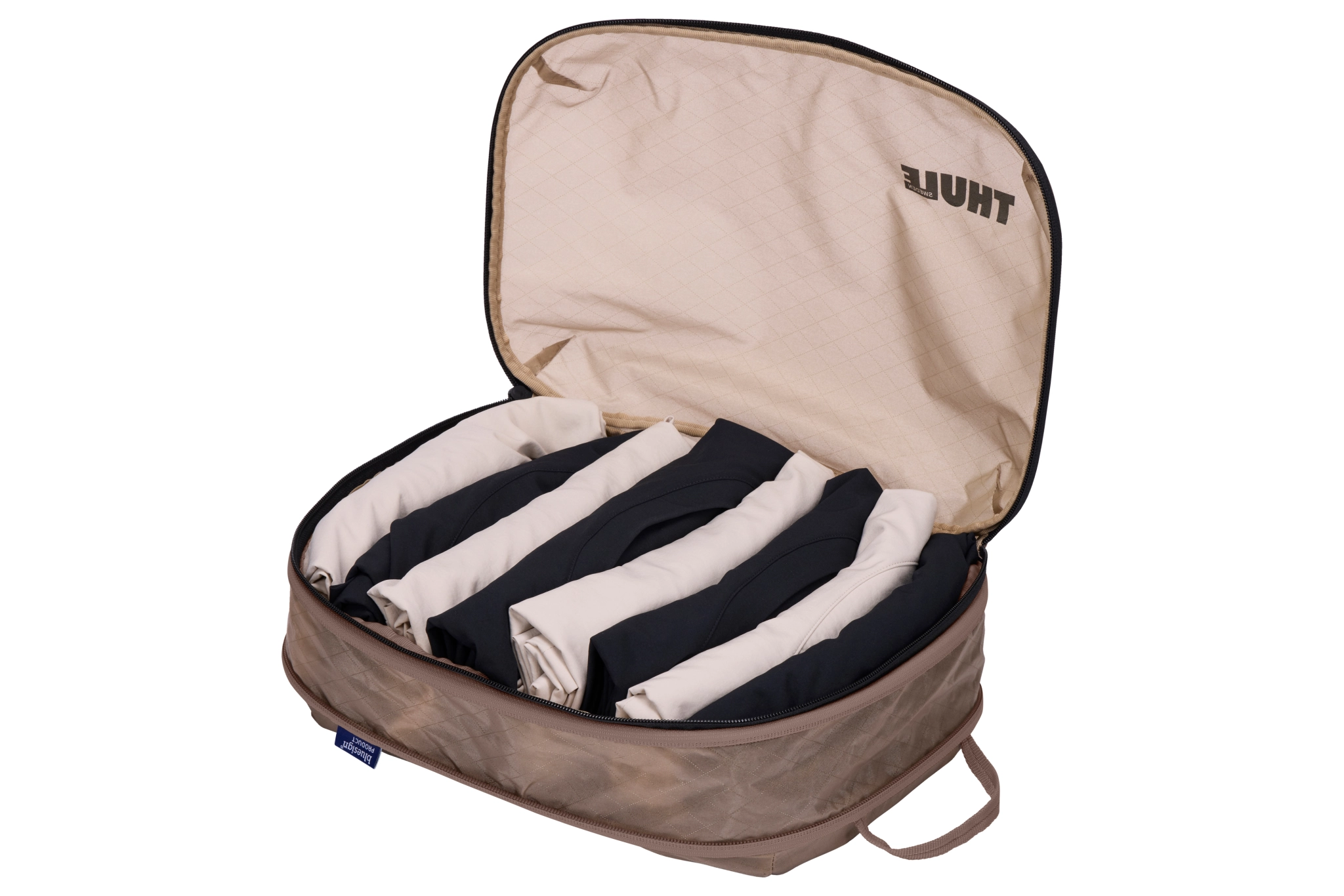 Thule komprimerande packningskub. Mild beige