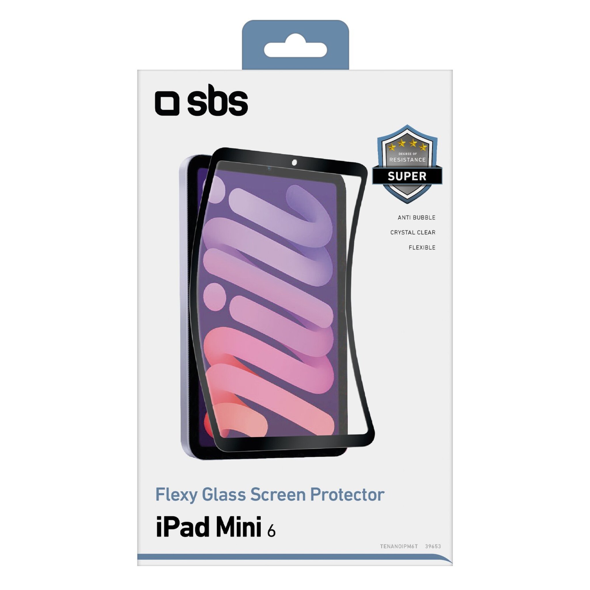 Helskärms SBS skyddsglas i flexibelt material för iPad Mini 6®