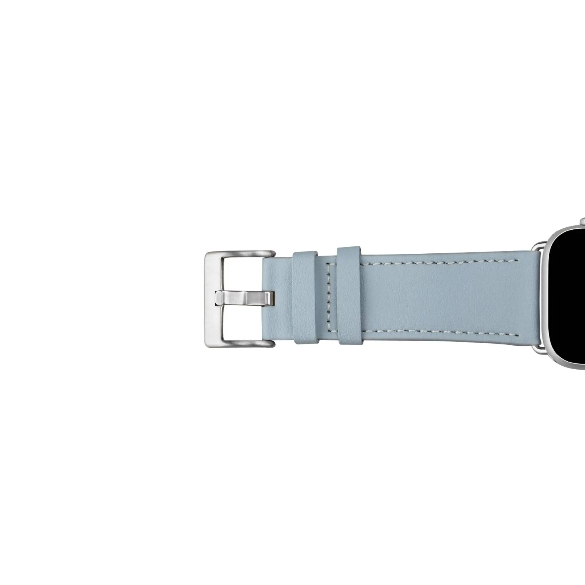 PURO E-Classic armband för Apple Watch 42, 44, 45, 46, 49 mm. Ljusblå