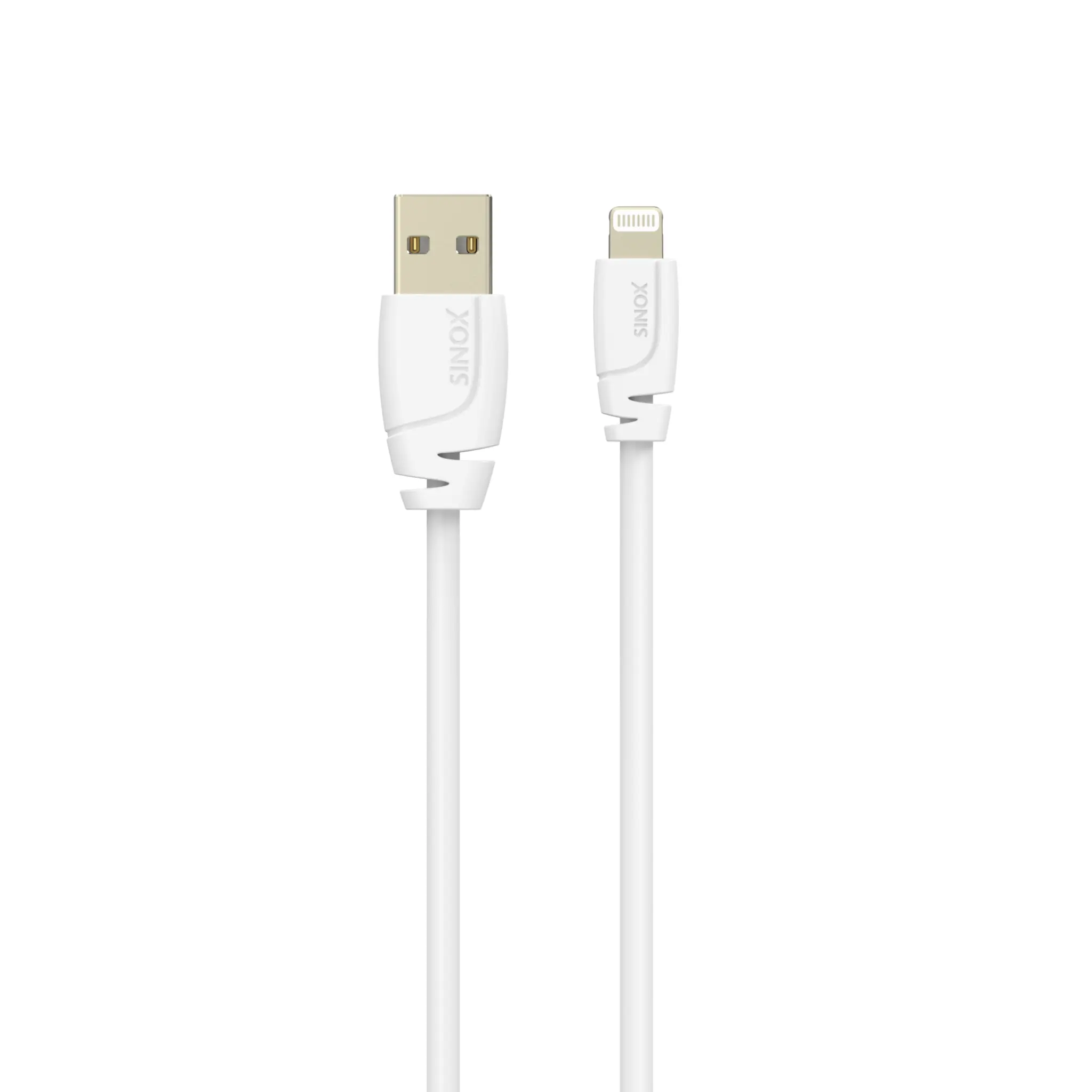 Sinox PRO Lightning kabel m/original Apple™ chip. 1m. Vit