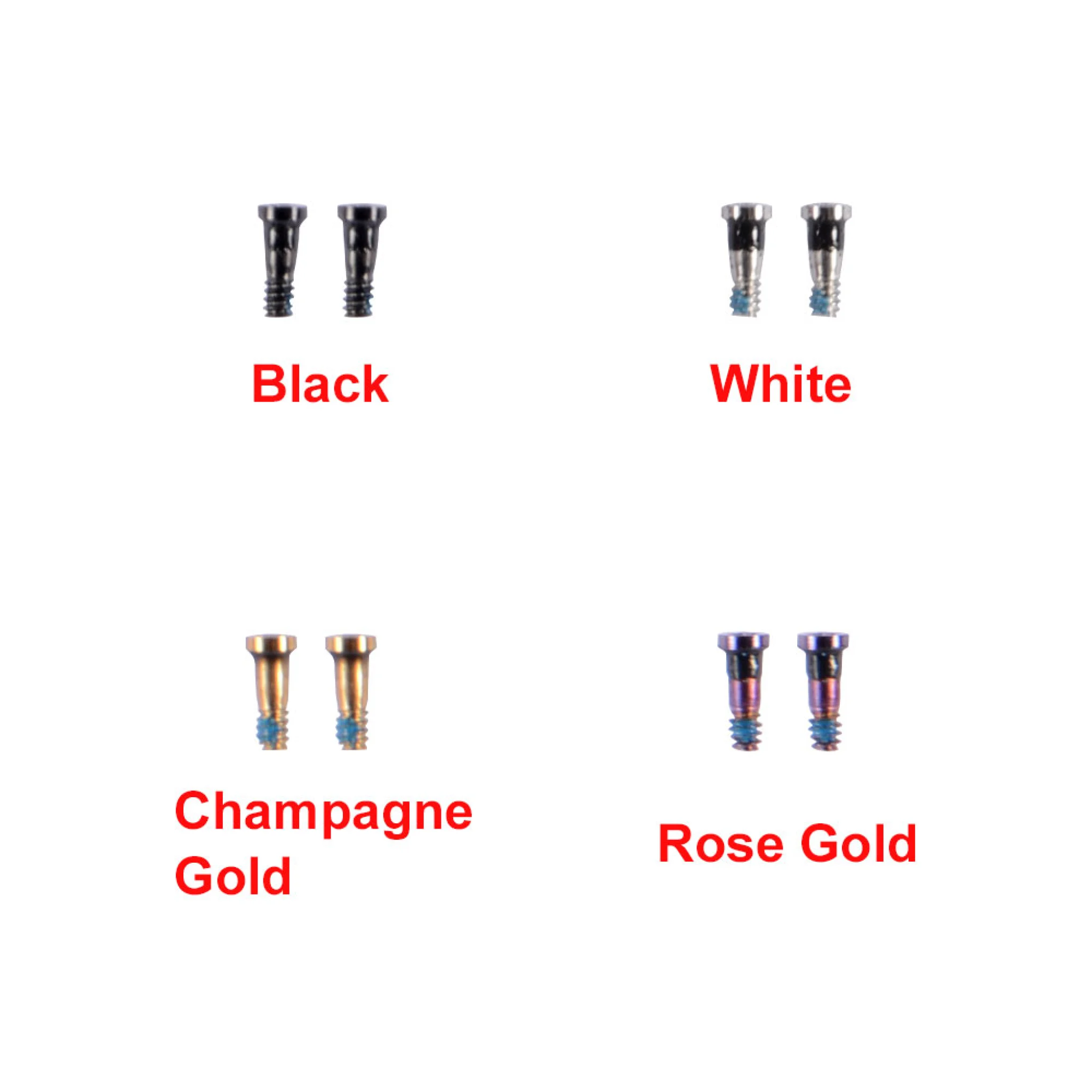Bottom Screws for iPhone. Champagne