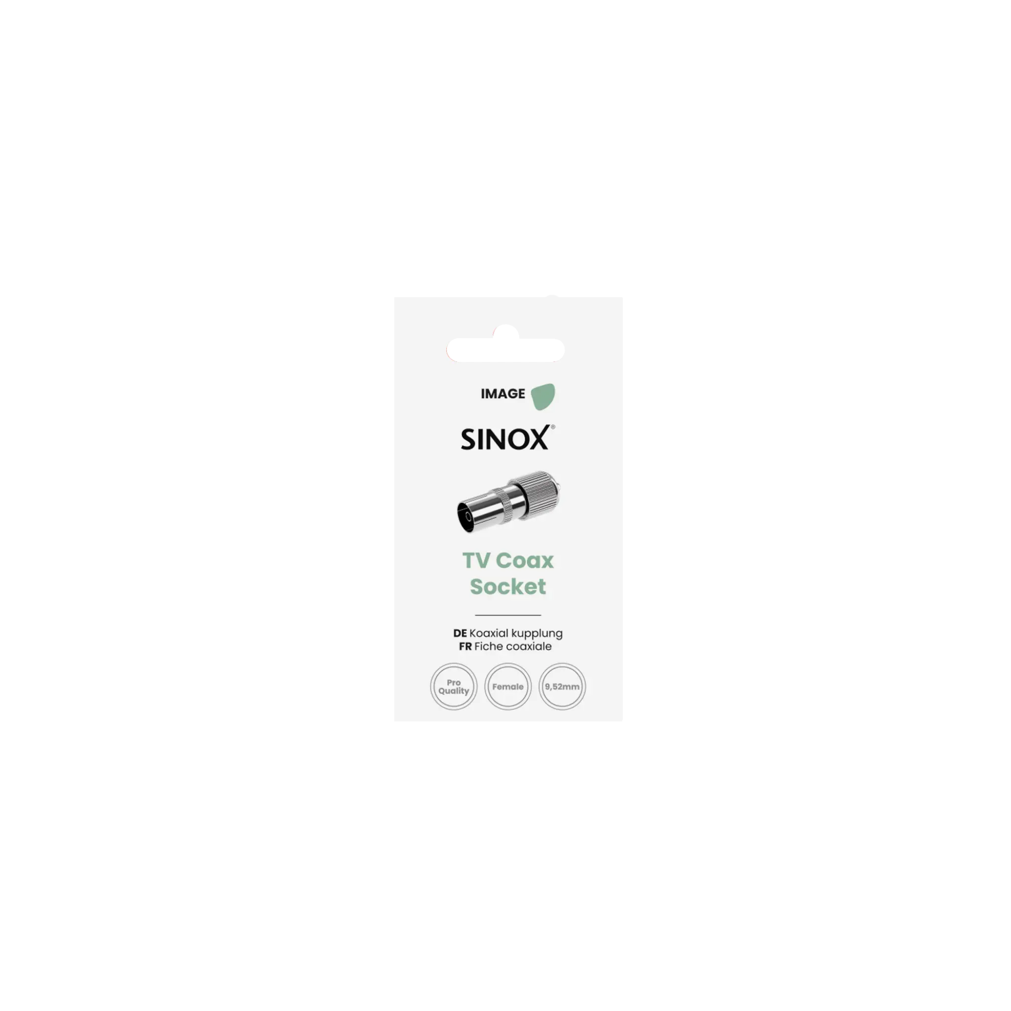 Sinox Coax metall antennkontakt