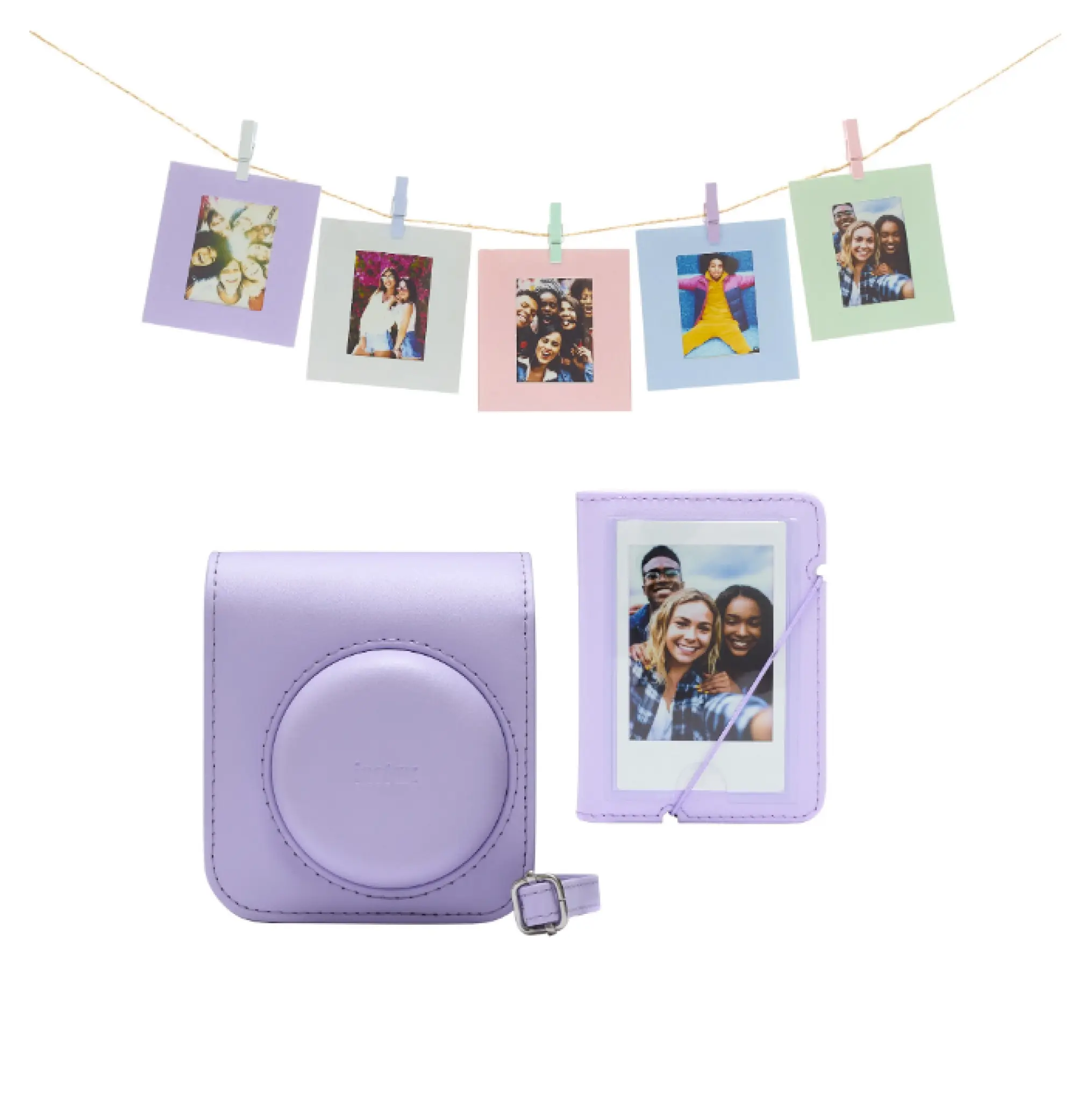 INSTAX Mini 12 Accessory Kit. Lila