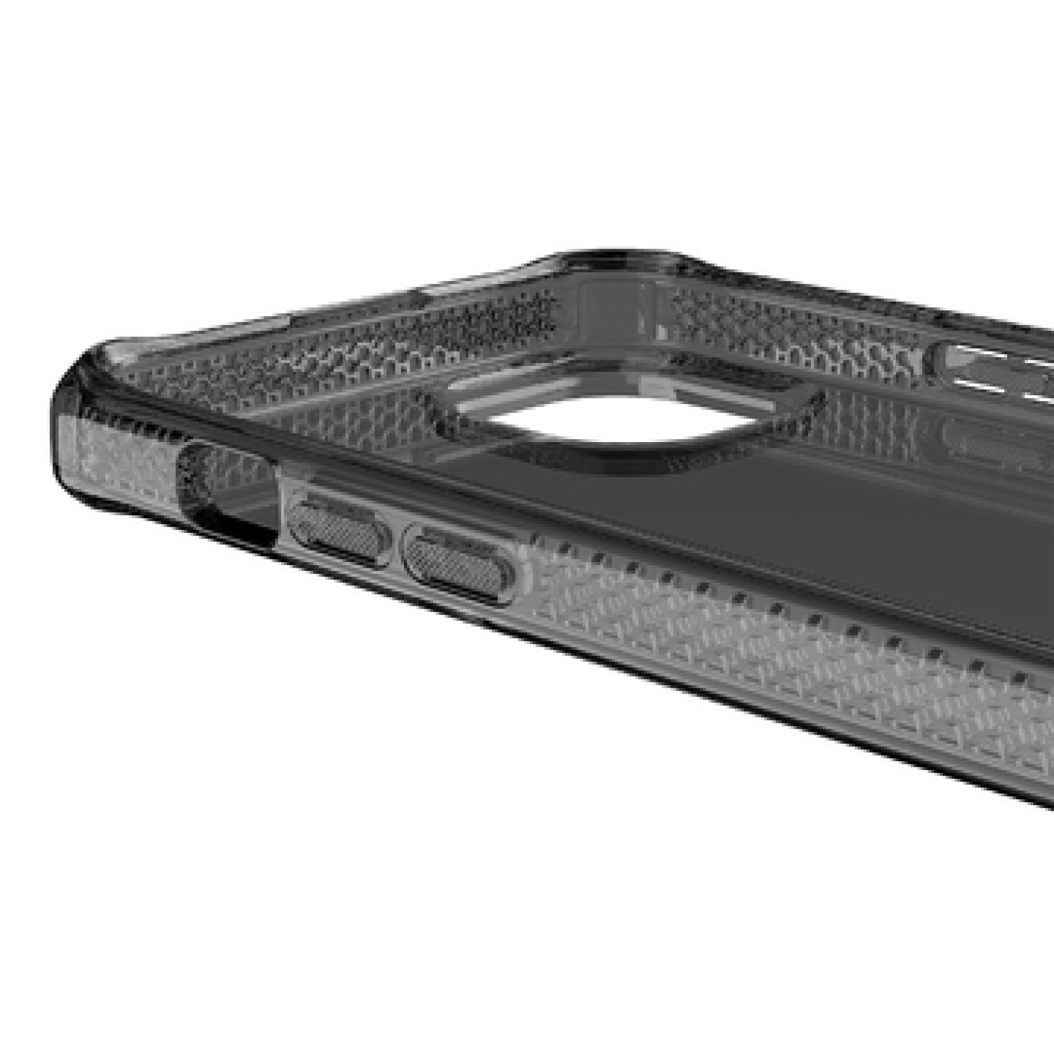 ITSKINS SPECTRUM CLEAR skal för iPhone 15®. Smoke
