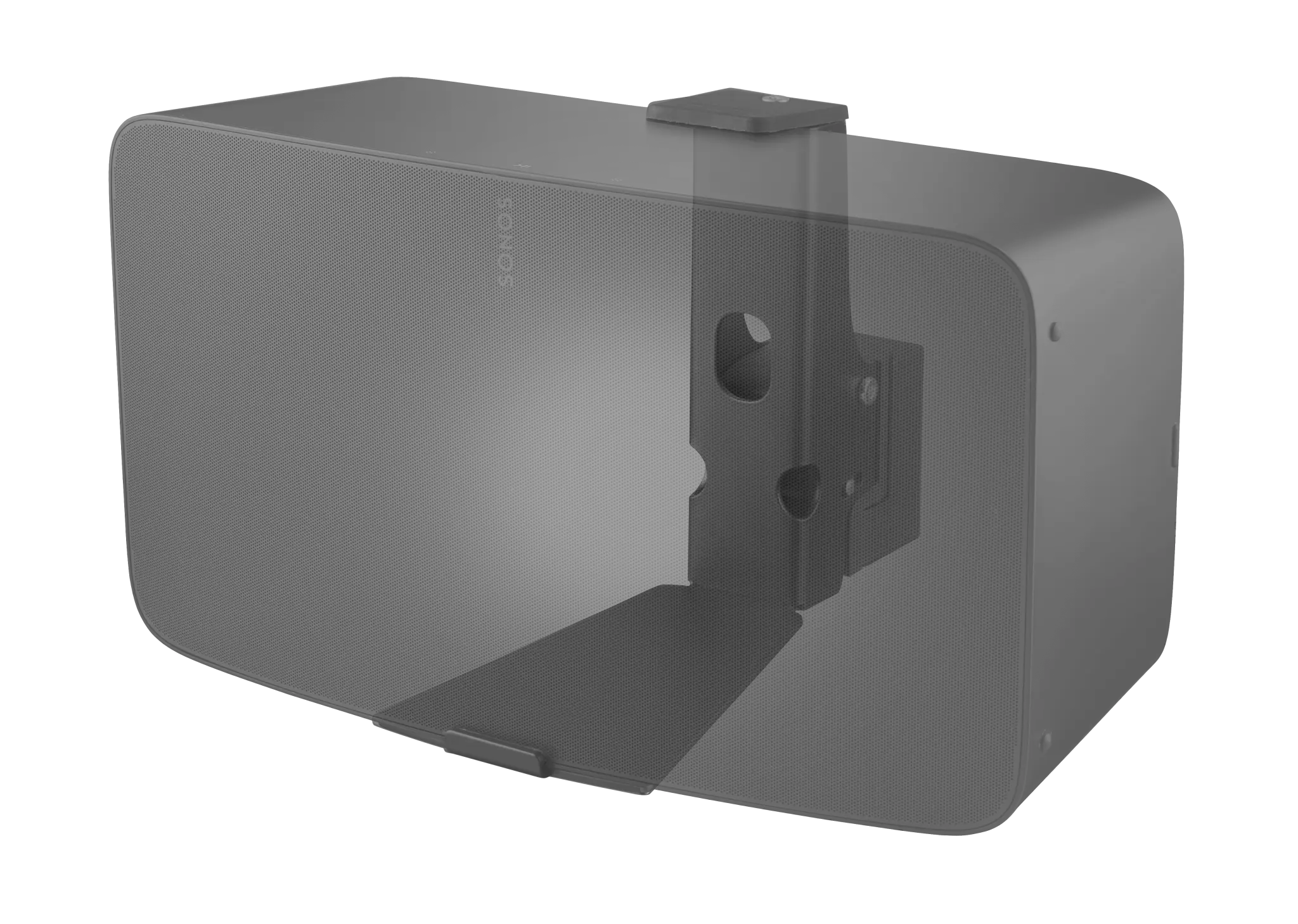 Cavus väggfäste för Sonos® Five/Play:5. Horisontell. Svart