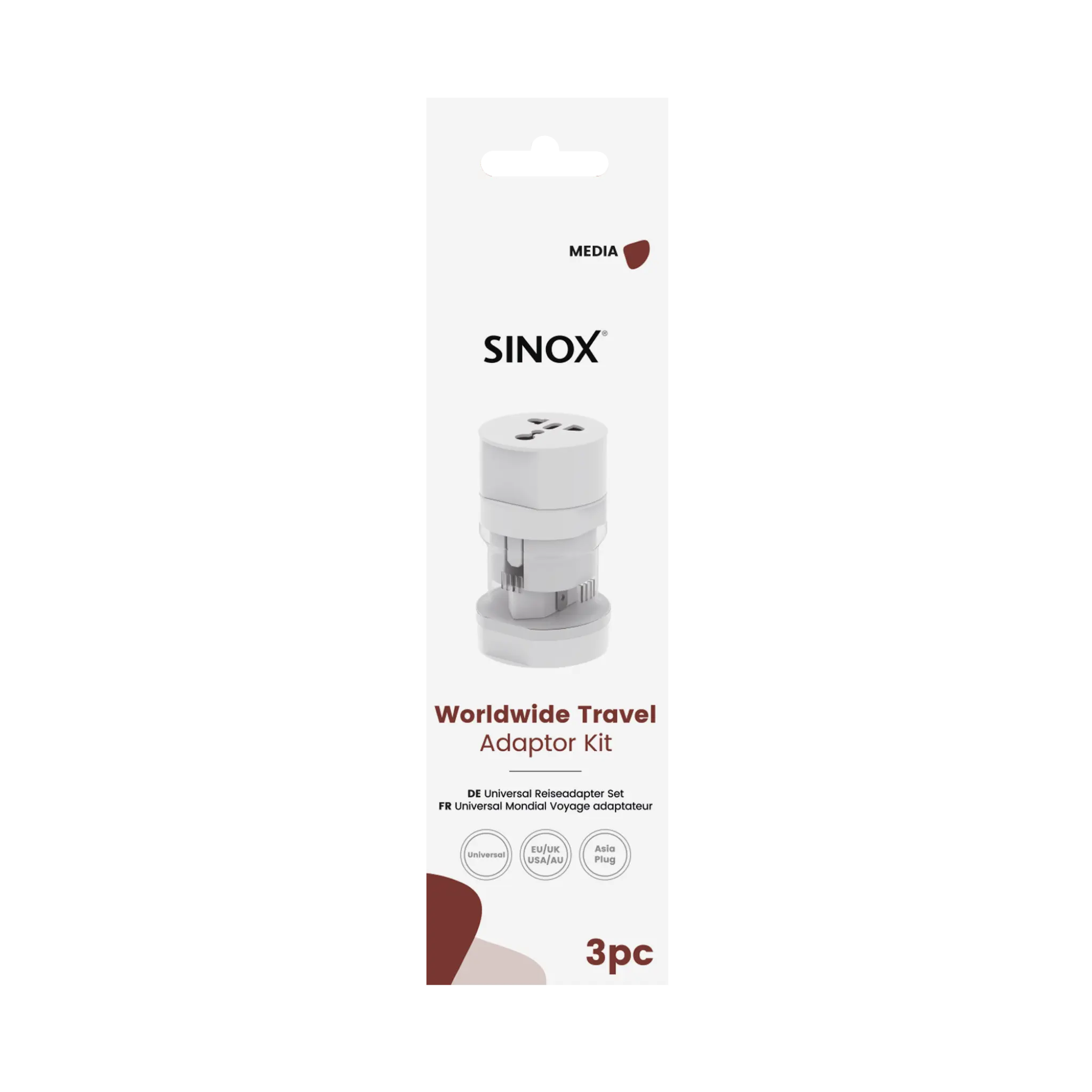 Sinox Reseadapter. Vit