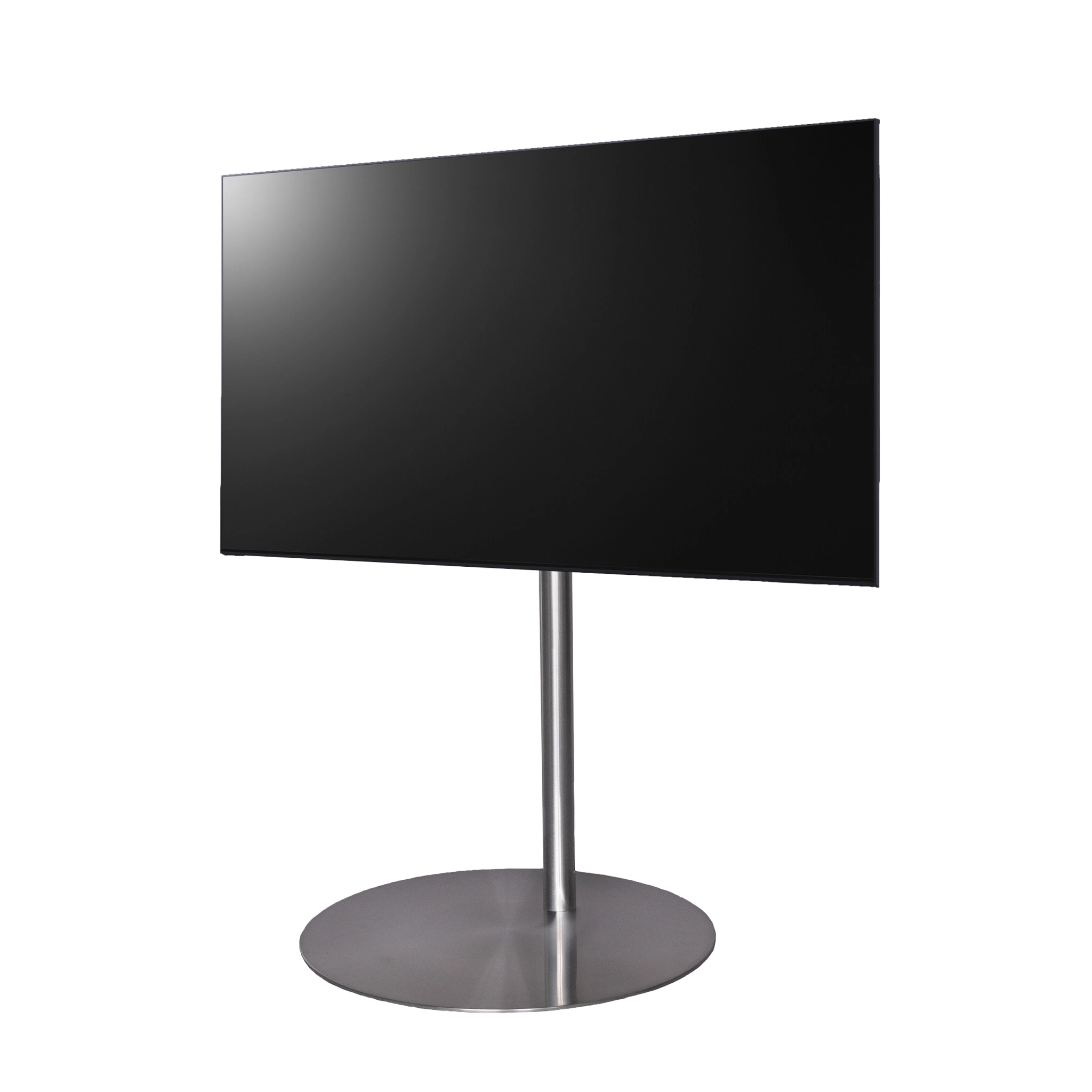 Sinox StandView TV-golvstativ med vridbar topp. 55"-85". Aluminiumfinish