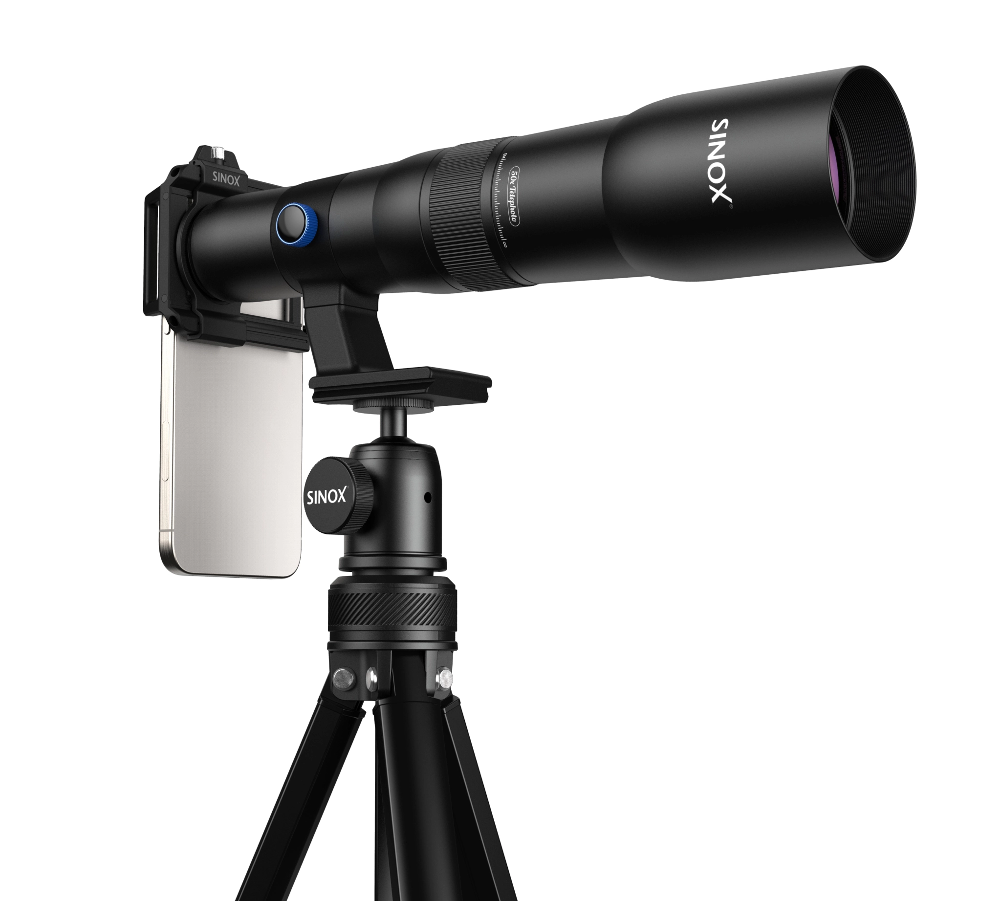 Sinox Lifestyle 50x Teleobjektiv Kit. Svart
