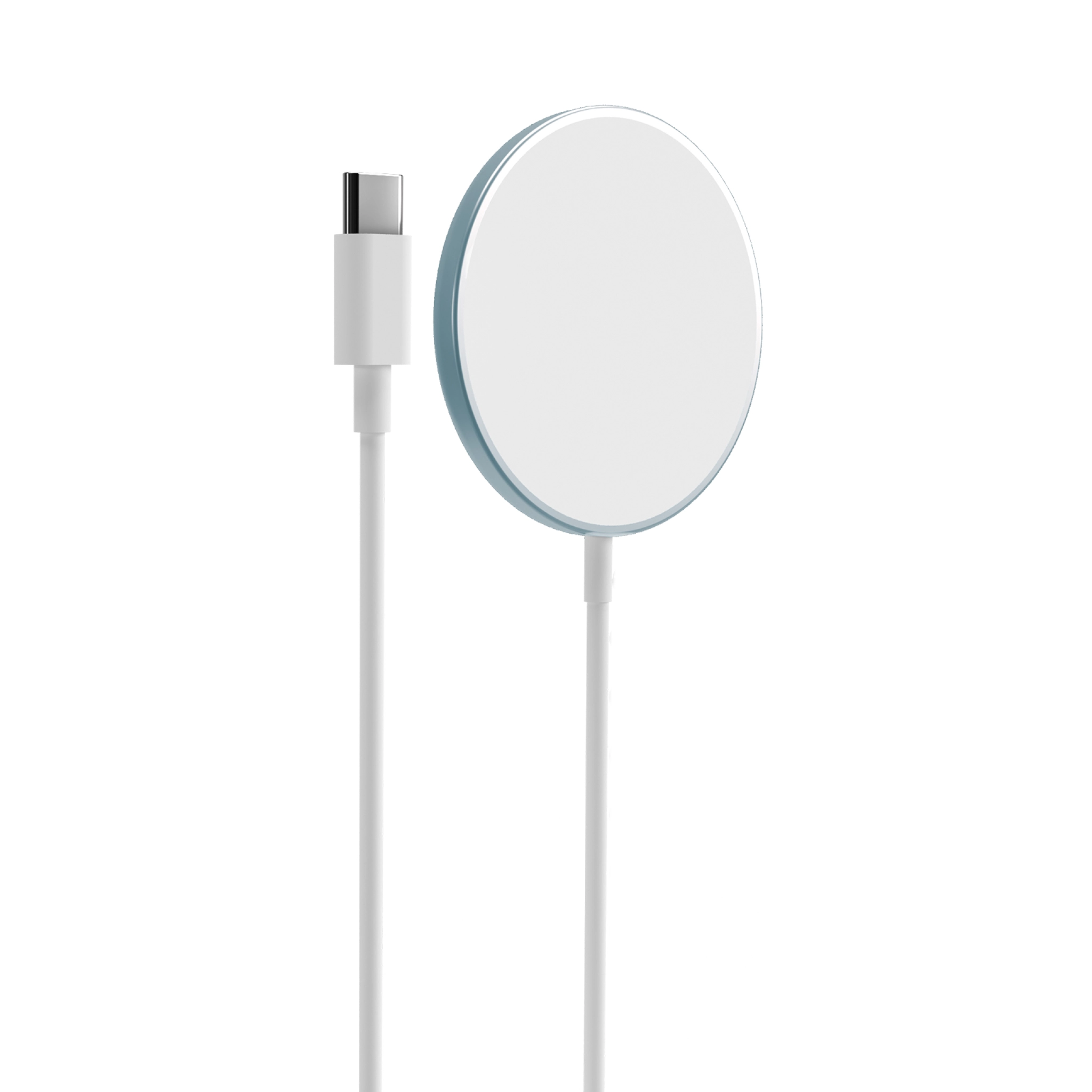 PURO Magnetisk laddare USB-C MagSafe. Blå