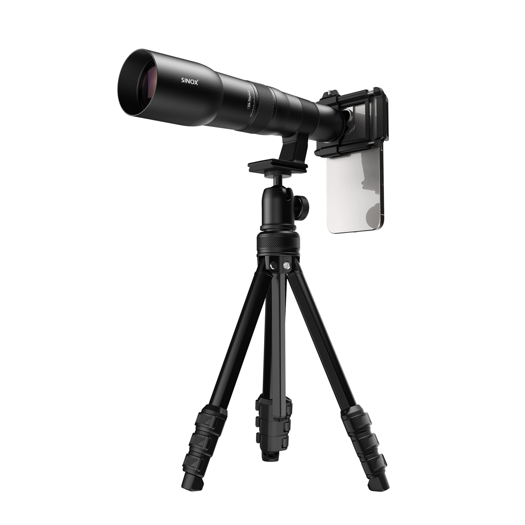 Sinox Lifestyle 50x Teleobjektiv Kit. Svart